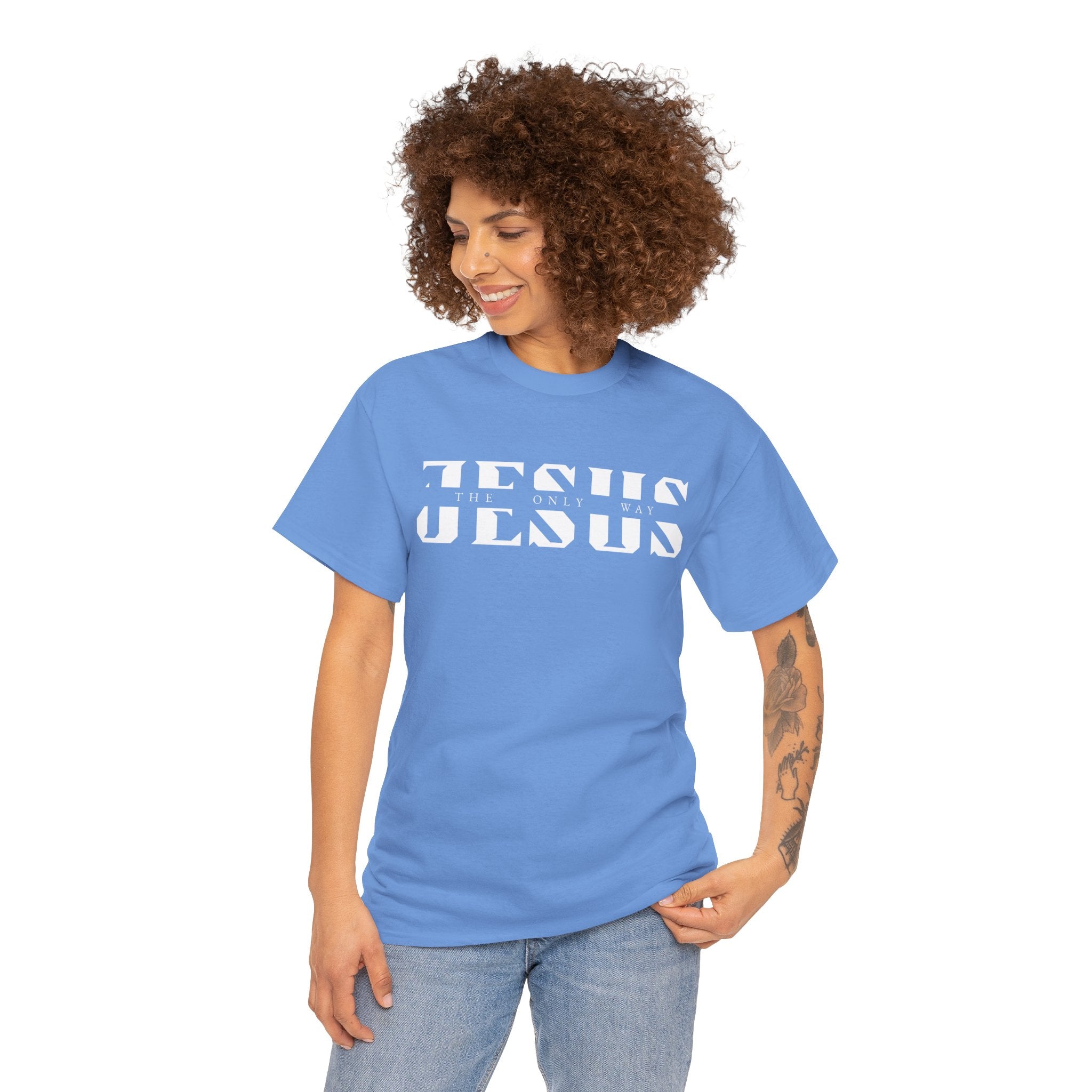 Faith-Inspired Unisex Tee - 'Jesus: The Only Way'