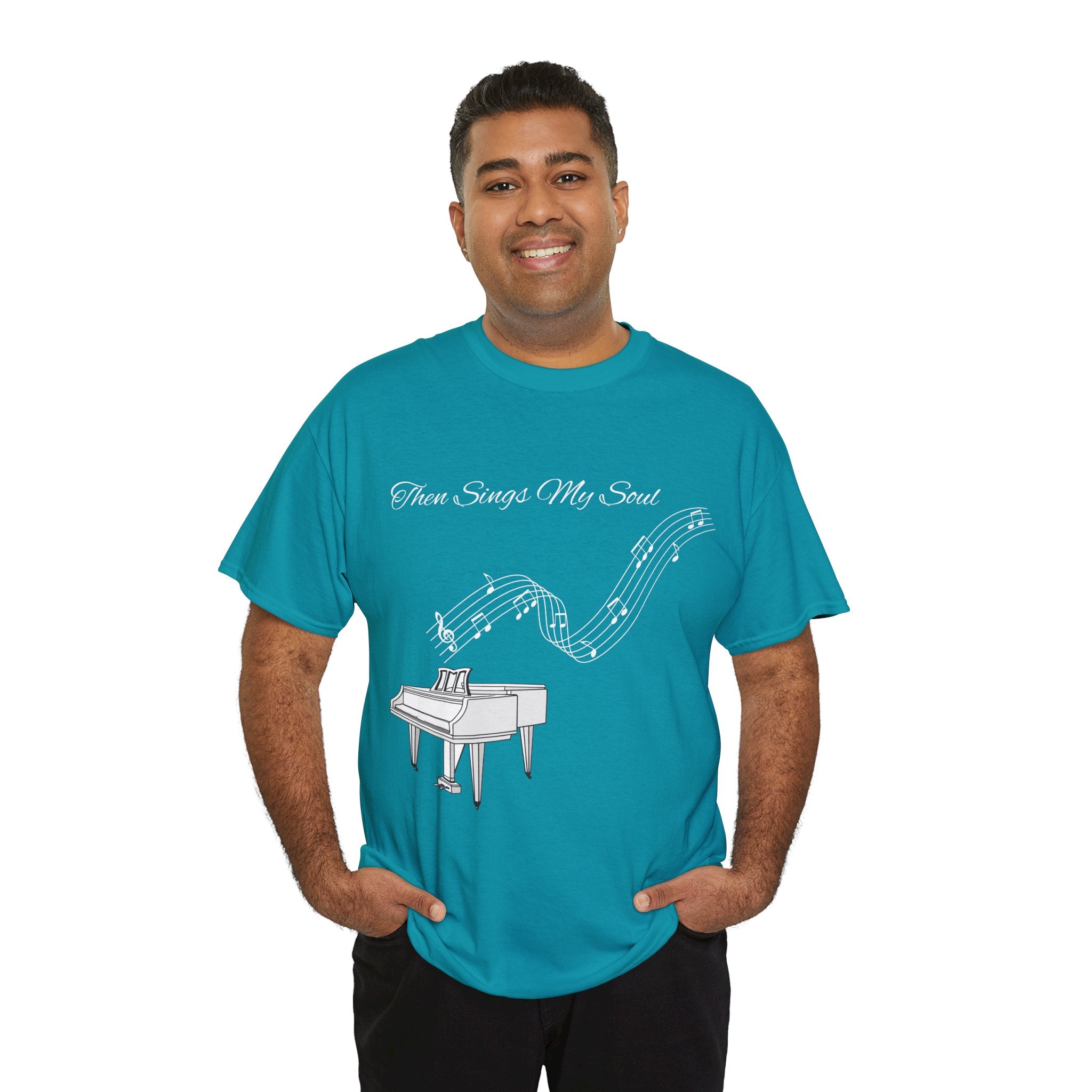 Melodic Soul Unisex Tee | Music Lover's Gift, Creative Expression, Casual Wear, Piano Art, Gift for Musicians