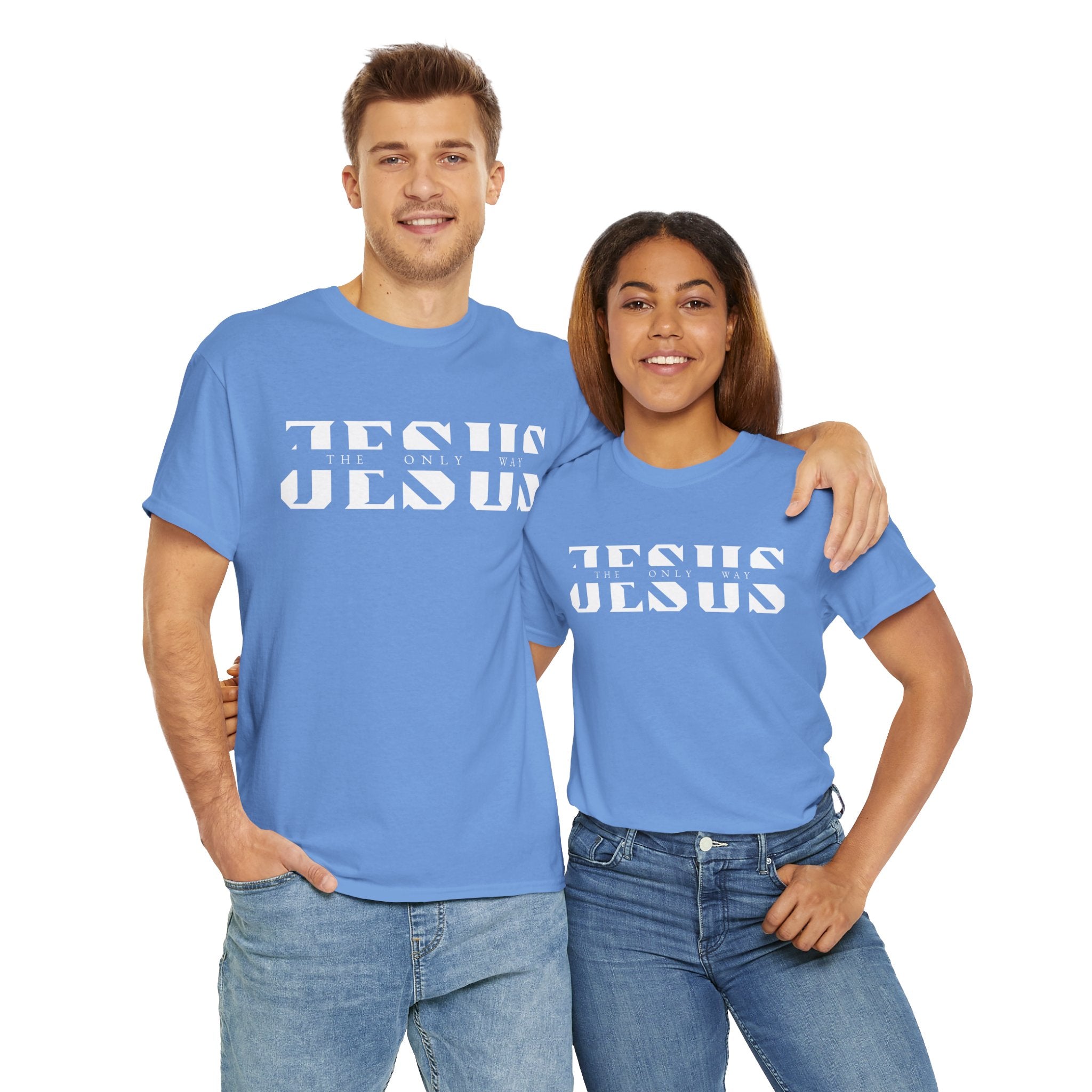 Faith-Inspired Unisex Tee - 'Jesus: The Only Way'