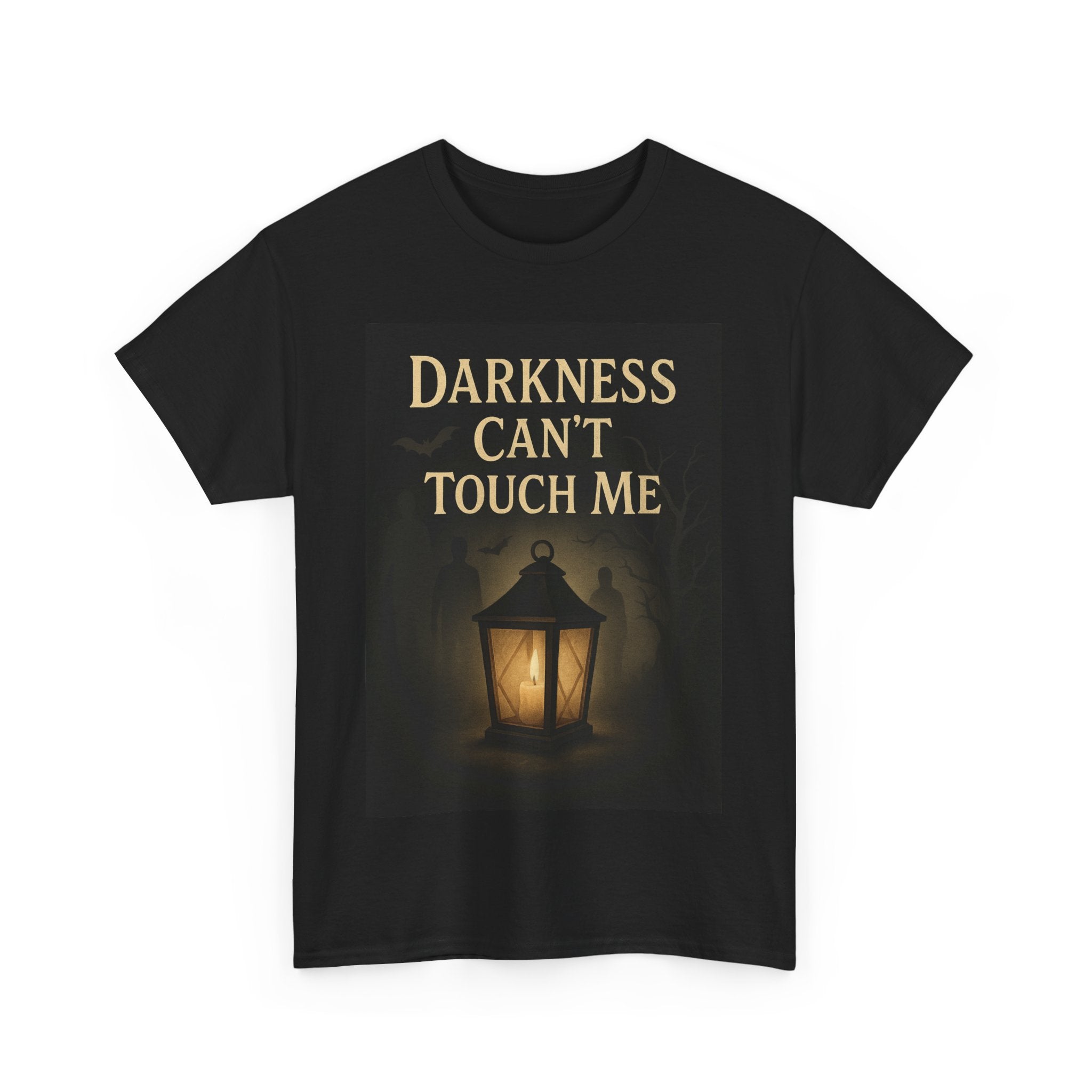 Darkness Can't Touch Me Tee, Unisex Heavy Cotton Shirt, Halloween Apparel, Spooky Gift, Casual Wear, Statement T-Shirt