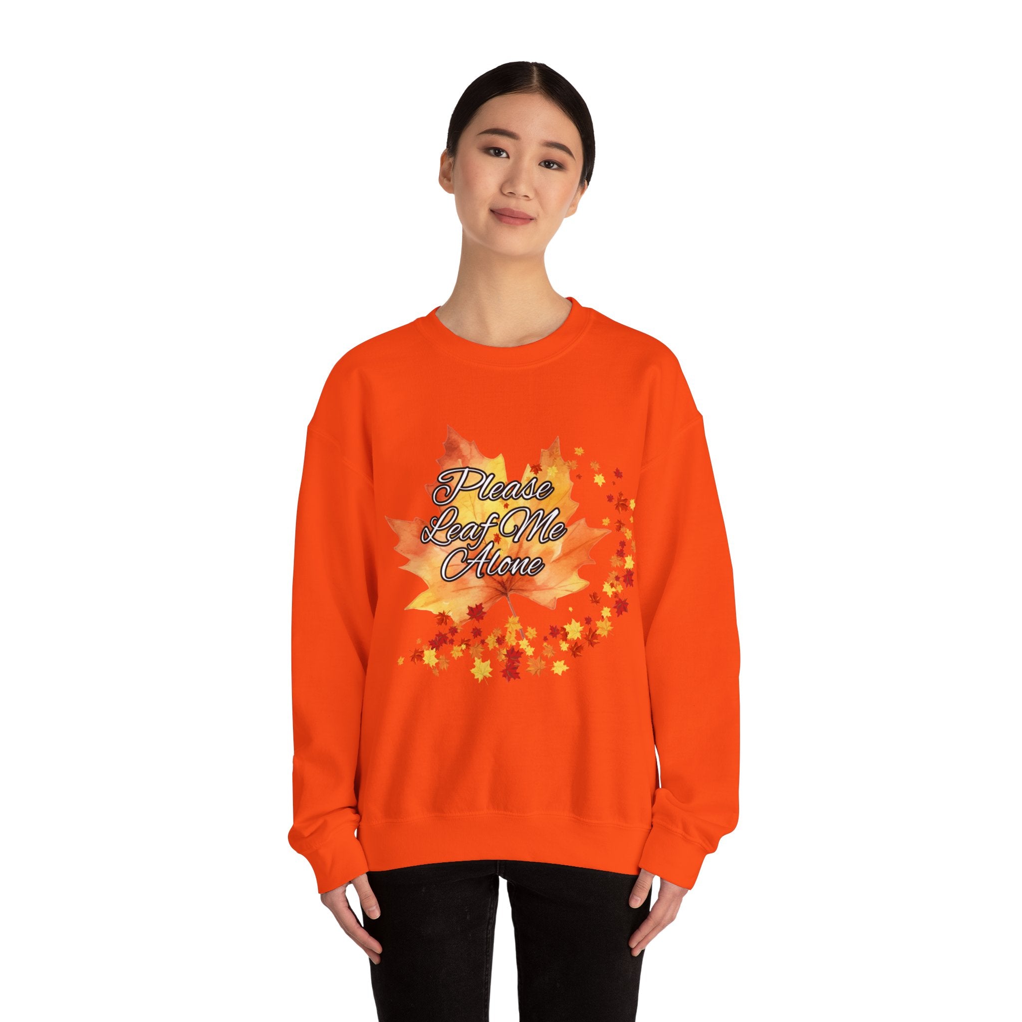 Fall Vibes Sweatshirt, Please Leave Me Alone Crewneck, Autumn Fashion, Cozy Fall Apparel, Gift for Introverts