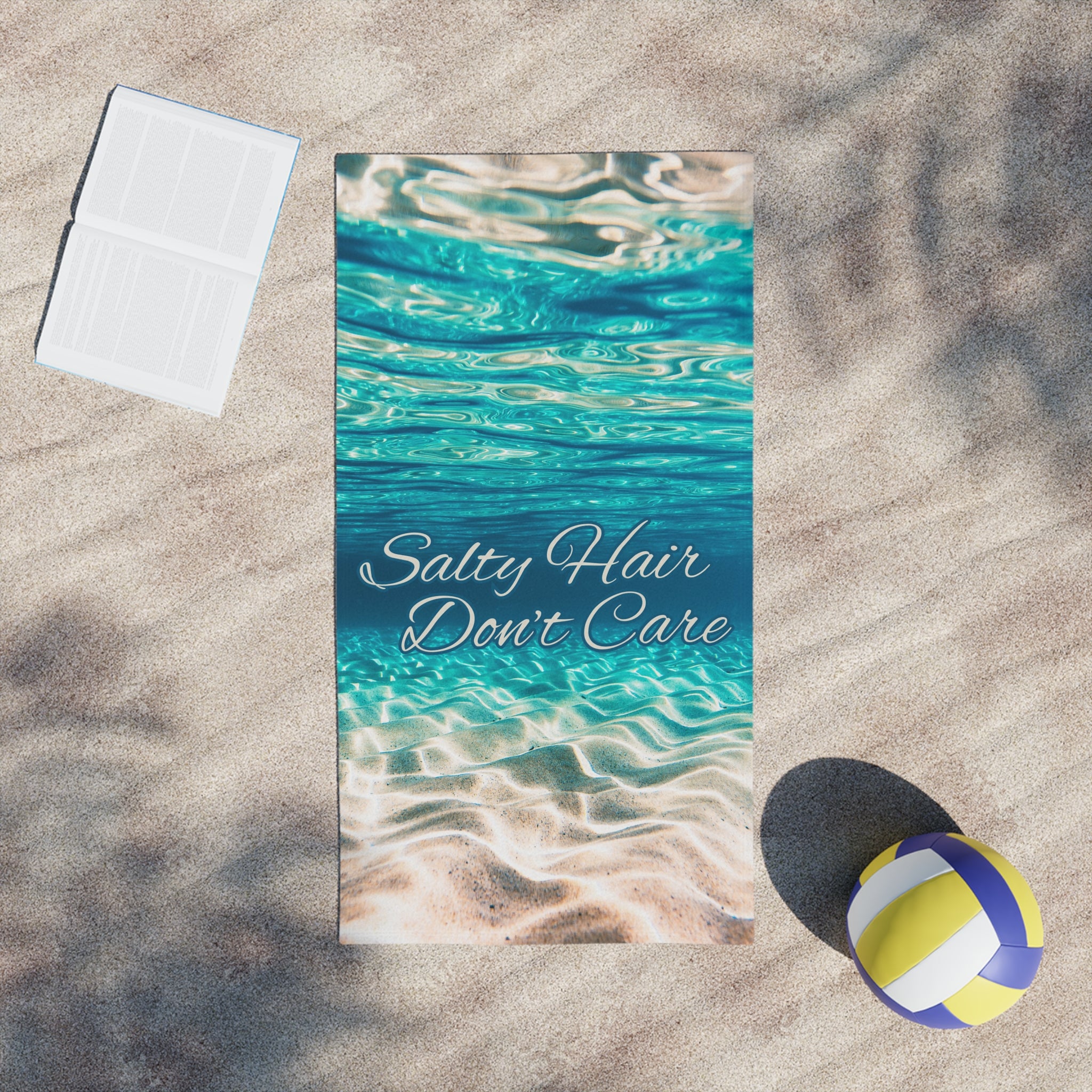 Salty Hair Beach Towels, Summer Towels, Poolside Essentials, Vacation Accessories, Nautical Gifts, Ocean Decor