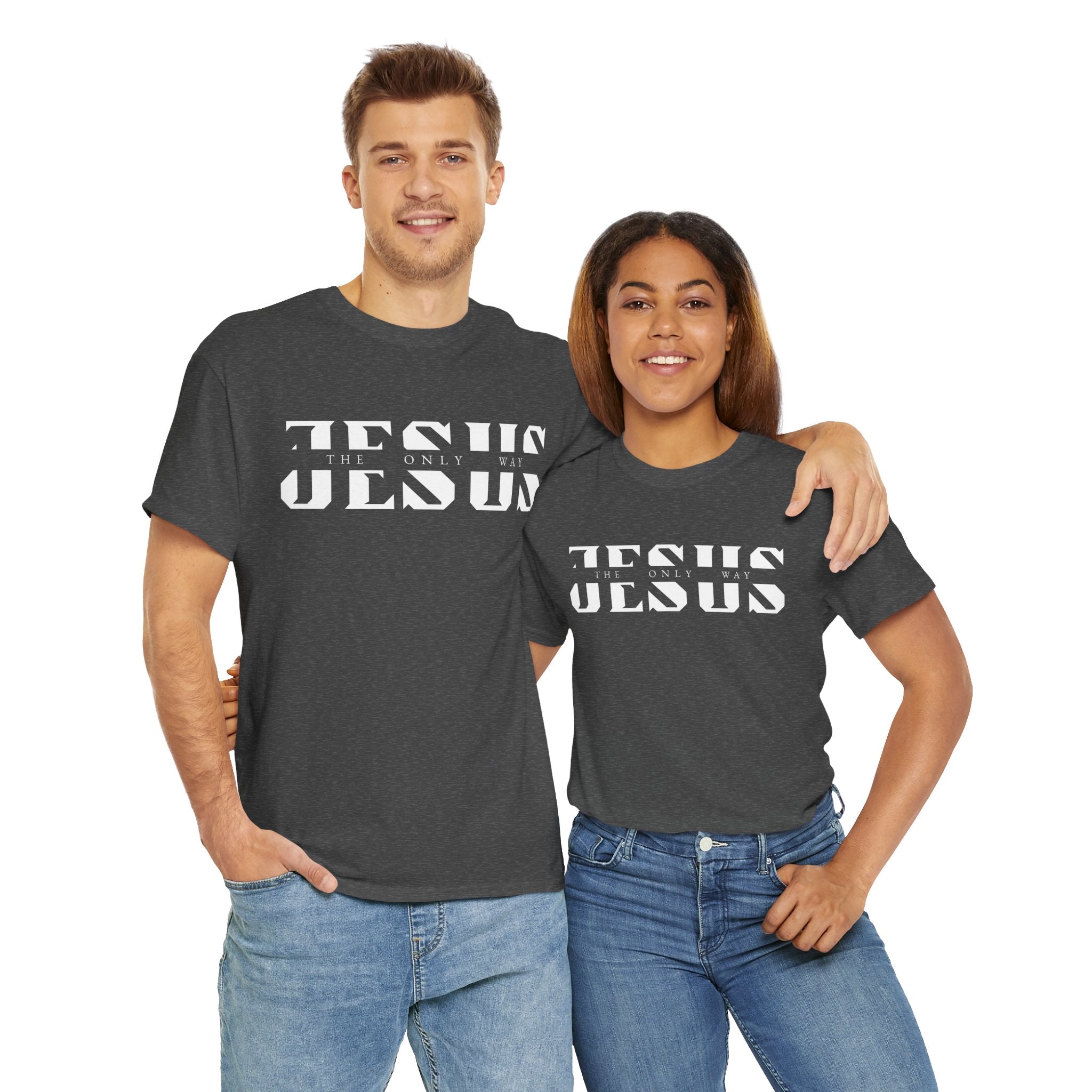 Faith-Inspired Unisex Tee - 'Jesus: The Only Way'