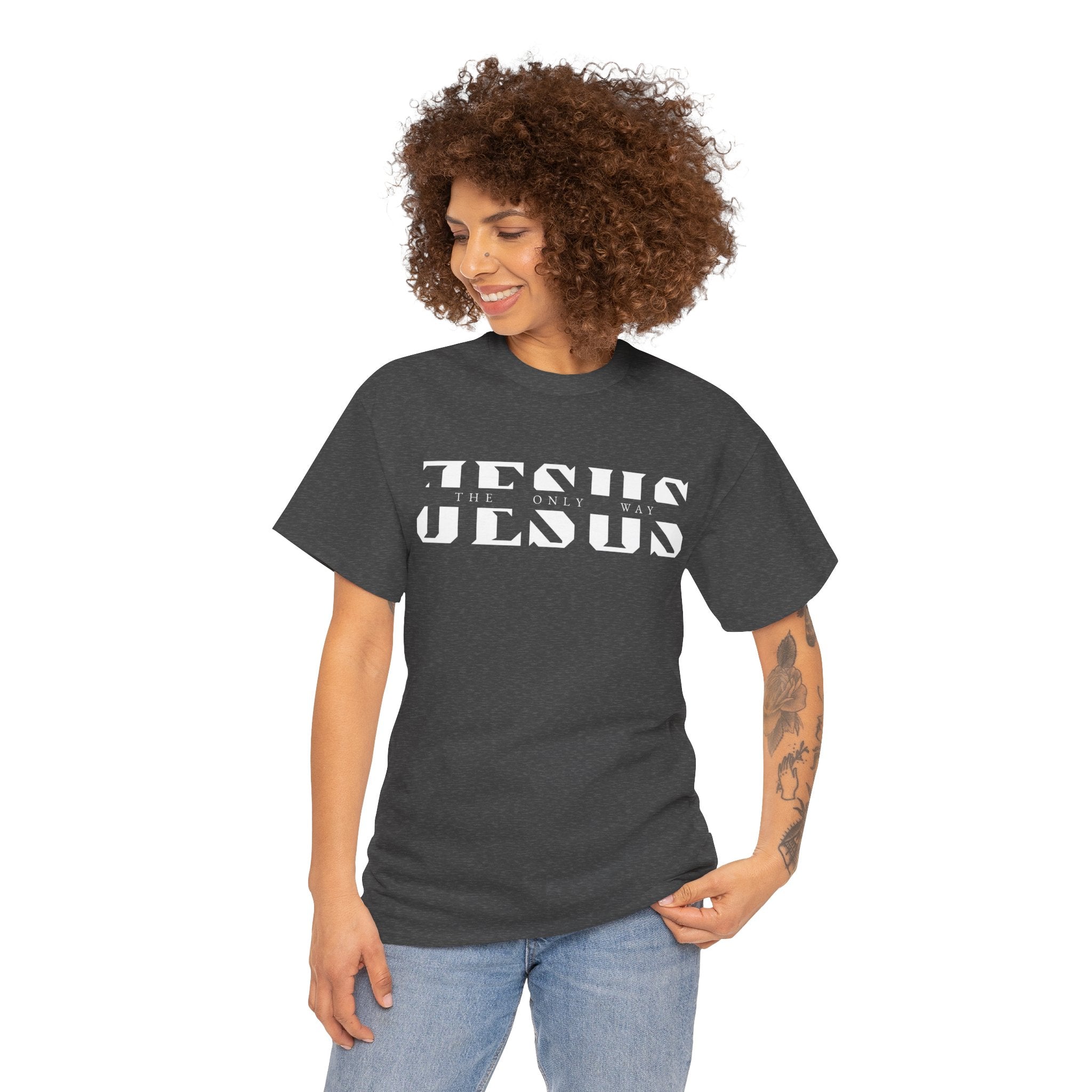 Faith-Inspired Unisex Tee - 'Jesus: The Only Way'