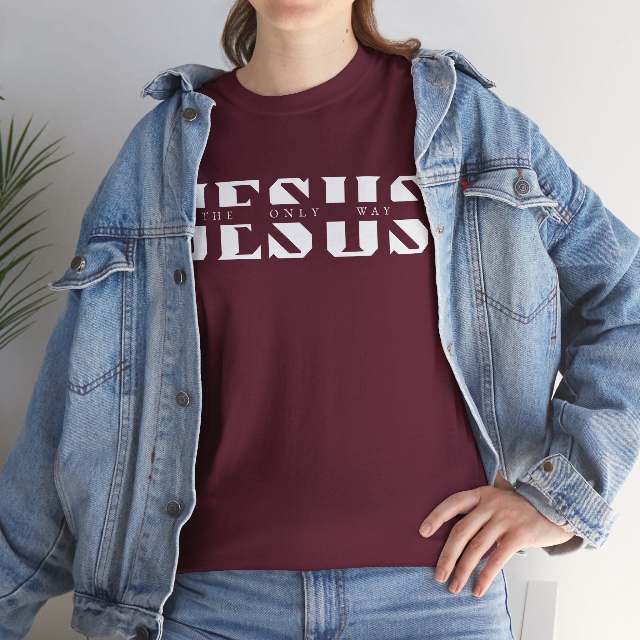 Faith-Inspired Unisex Tee - 'Jesus: The Only Way'