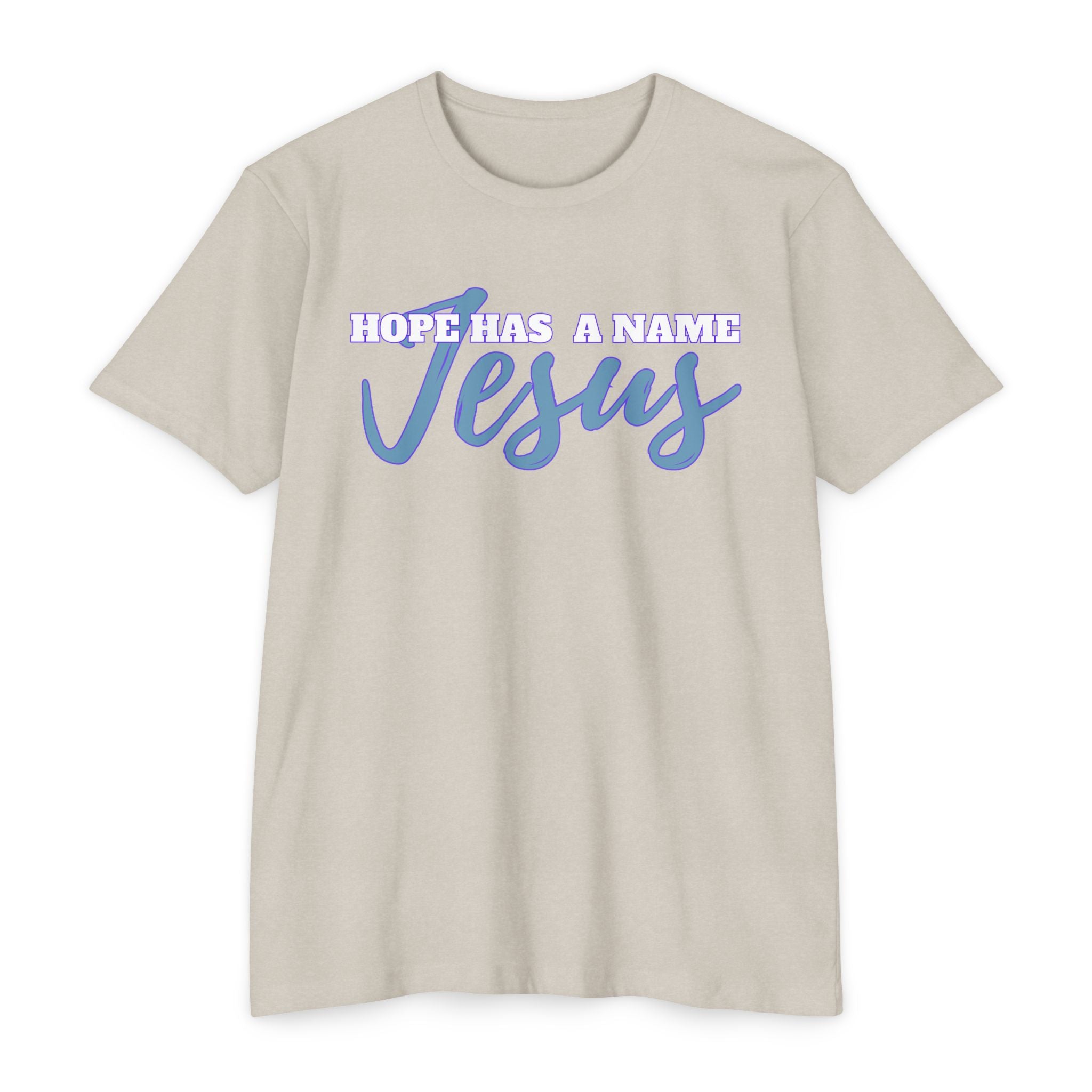 Hope Has a Name Jesus T-Shirt, Faith Apparel, Christian Gift, Inspirational Tee, Religious Top, Hopeful Clothing