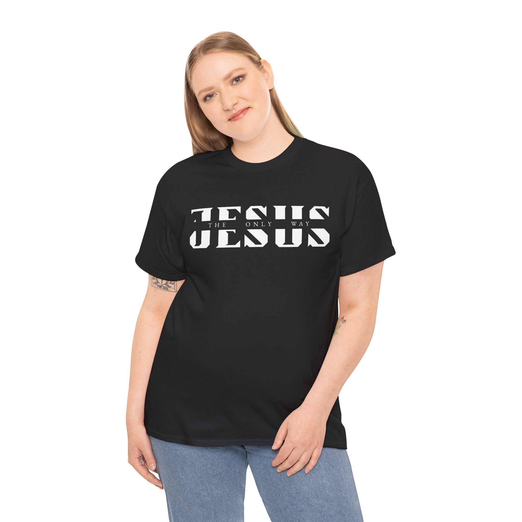 Faith-Inspired Unisex Tee - 'Jesus: The Only Way'