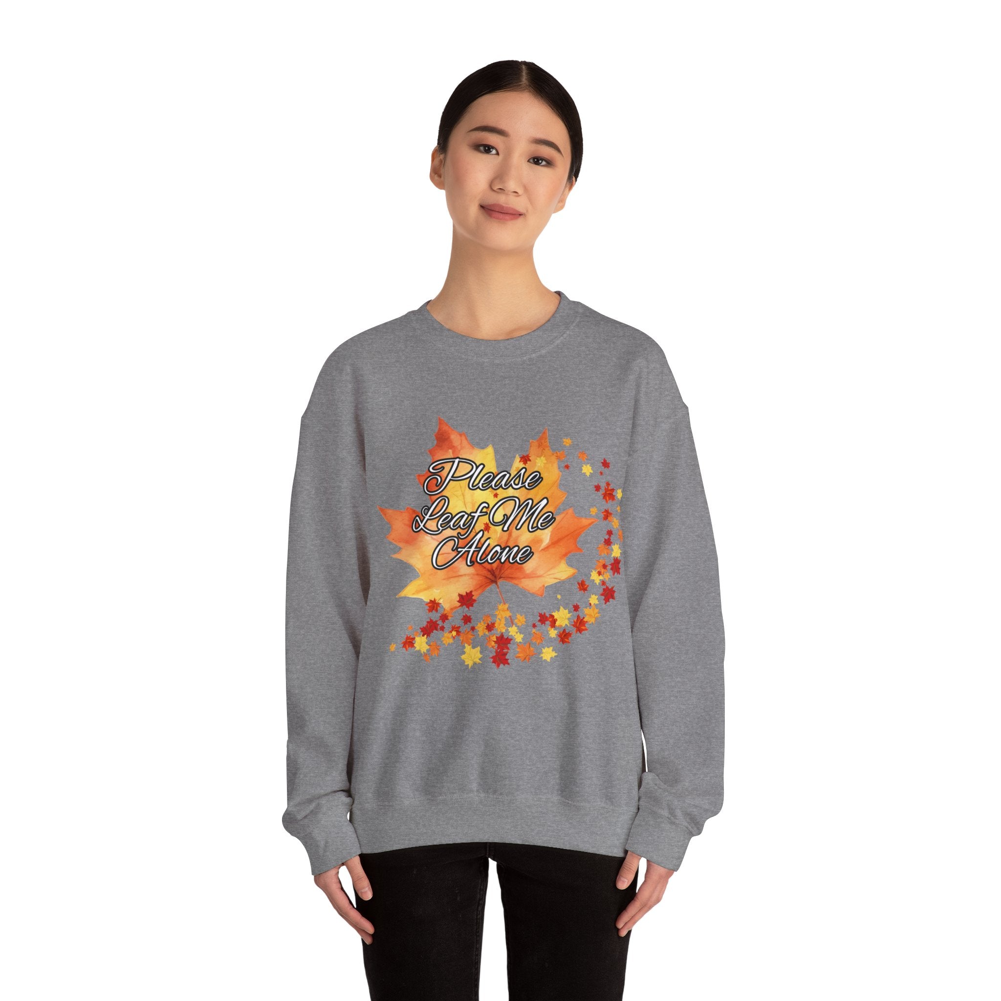 Fall Vibes Sweatshirt, Please Leave Me Alone Crewneck, Autumn Fashion, Cozy Fall Apparel, Gift for Introverts