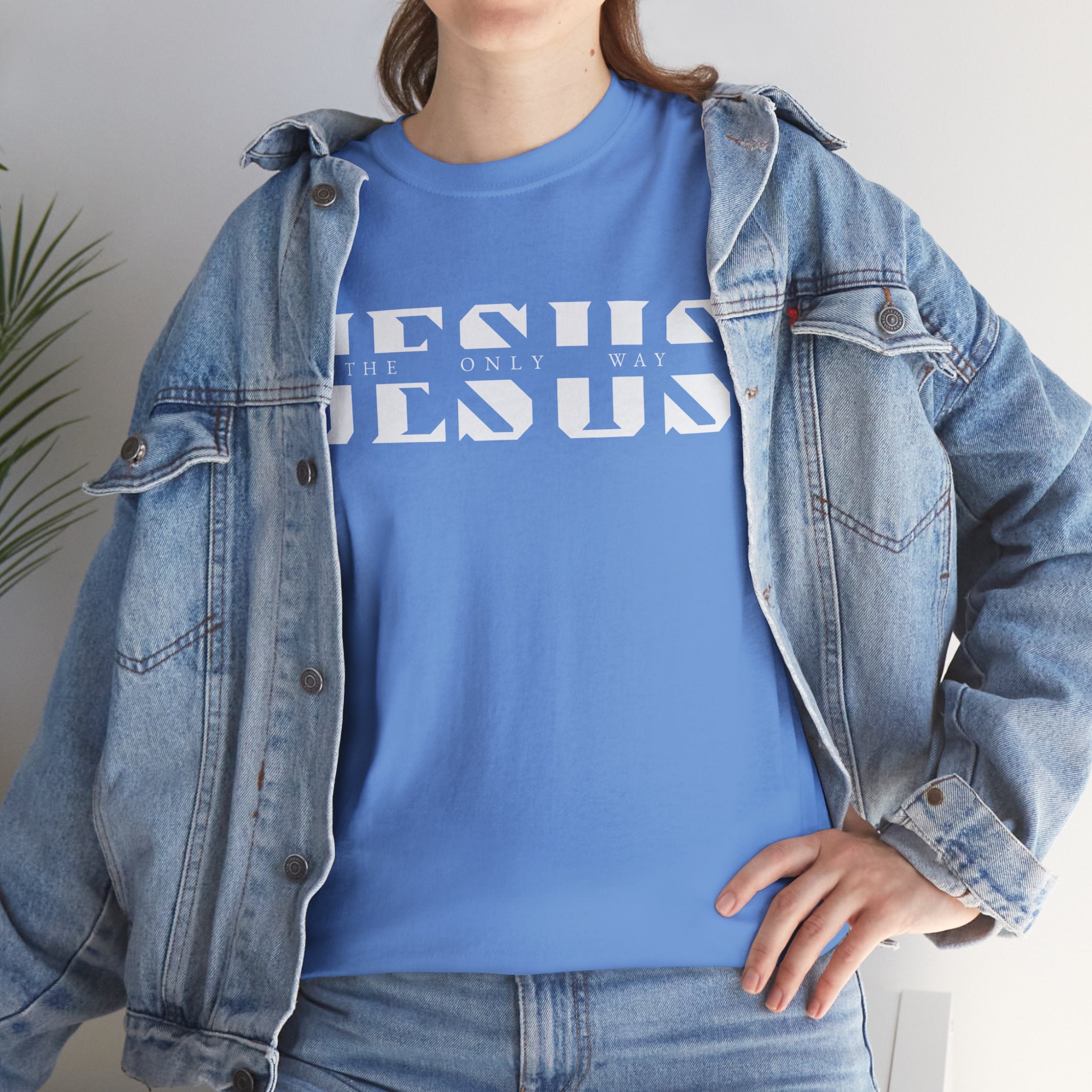 Faith-Inspired Unisex Tee - 'Jesus: The Only Way'
