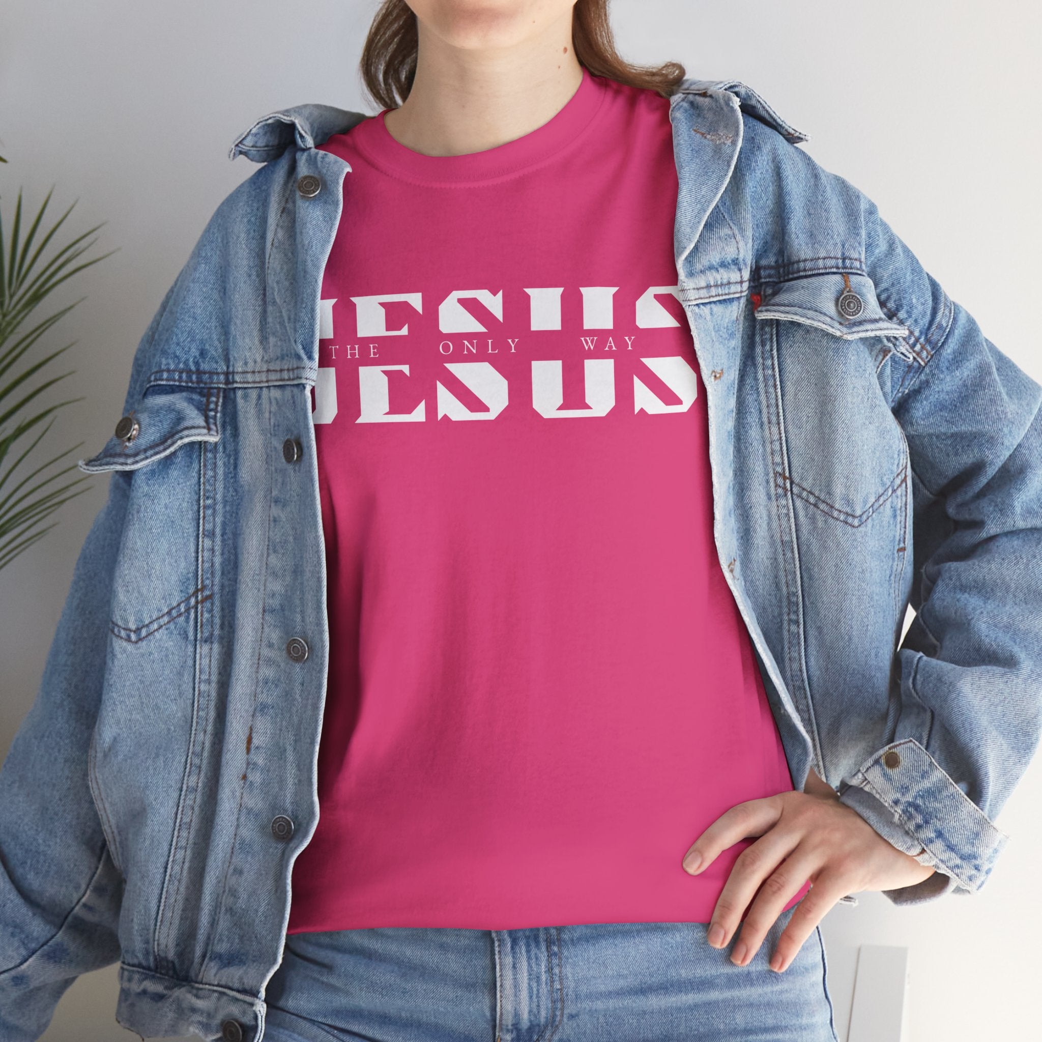 Faith-Inspired Unisex Tee - 'Jesus: The Only Way'