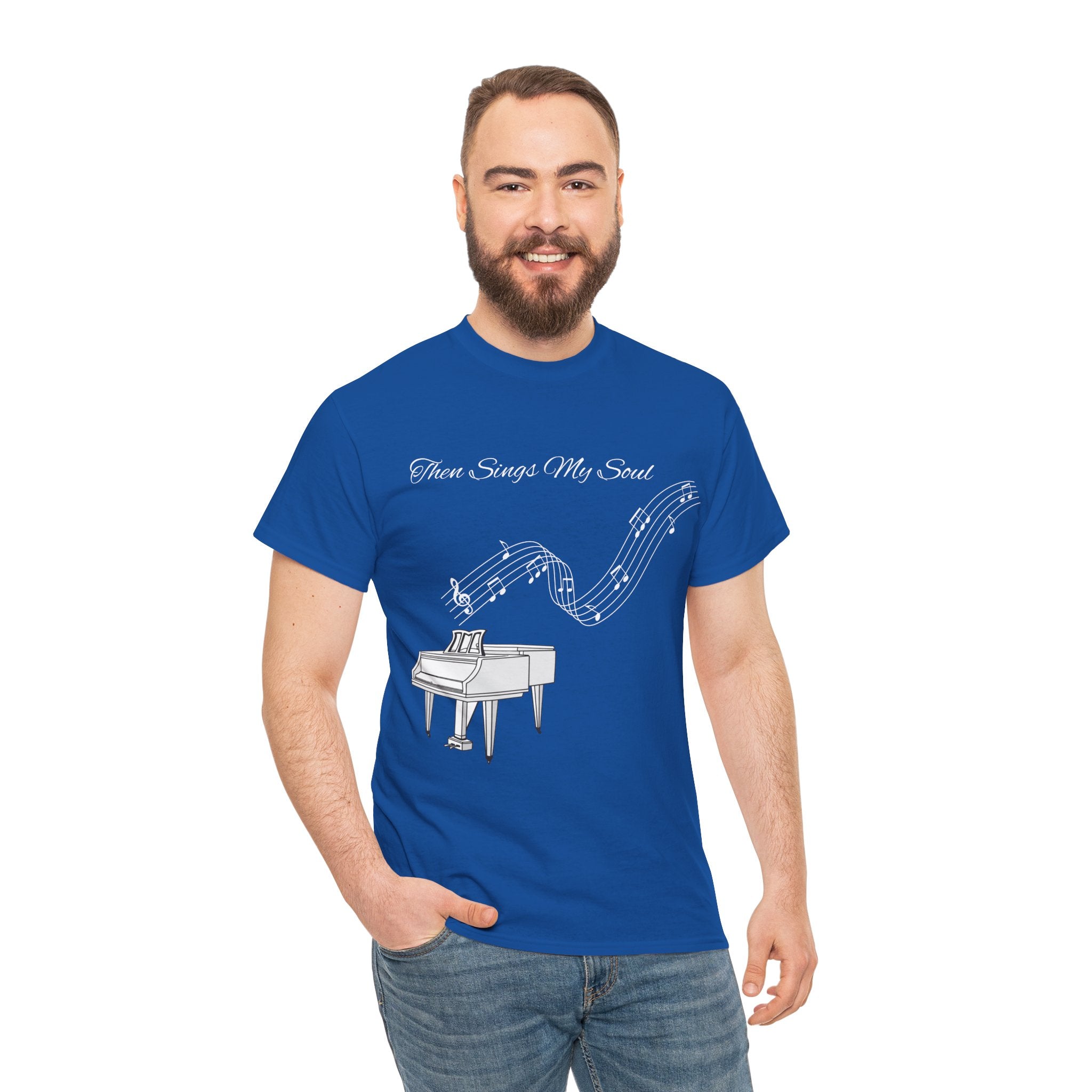 Melodic Soul Unisex Tee | Music Lover's Gift, Creative Expression, Casual Wear, Piano Art, Gift for Musicians