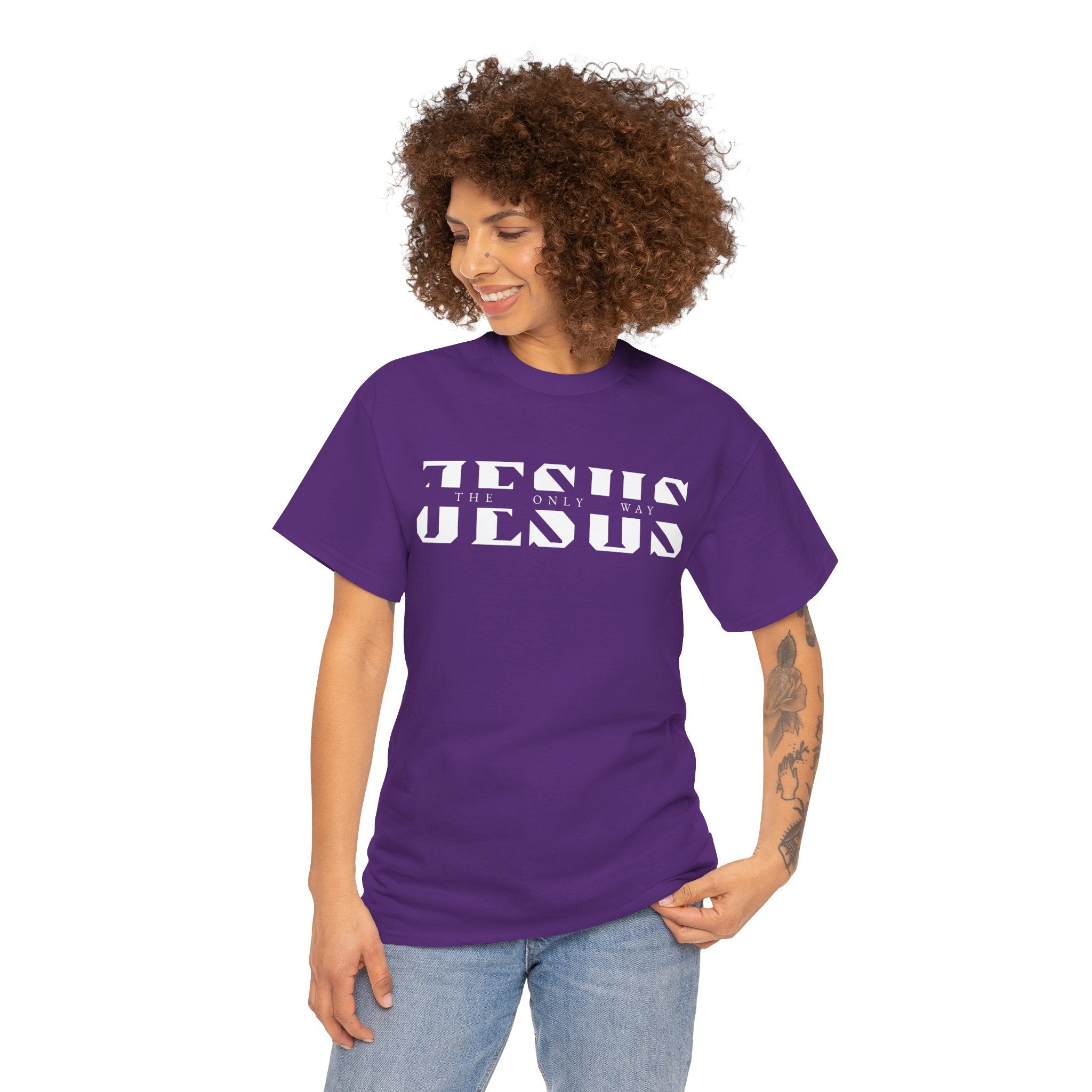 Faith-Inspired Unisex Tee - 'Jesus: The Only Way'