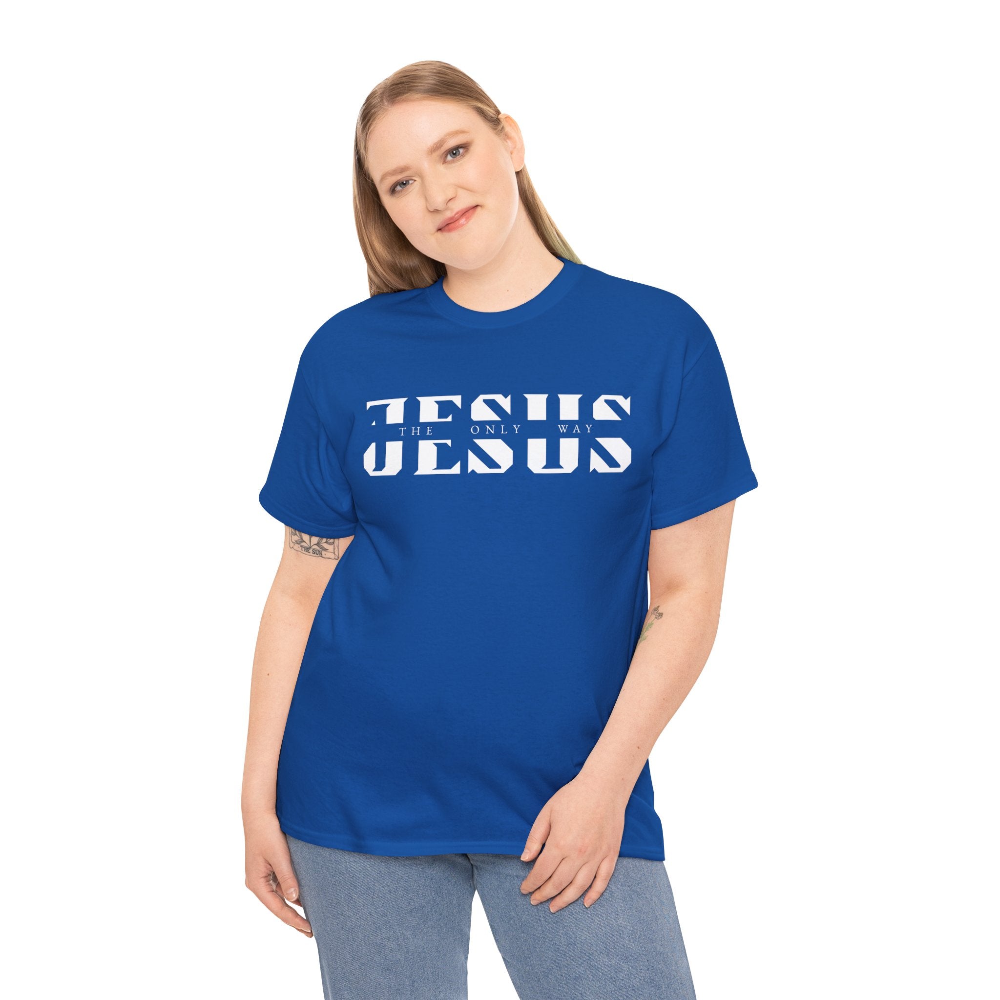 Faith-Inspired Unisex Tee - 'Jesus: The Only Way'