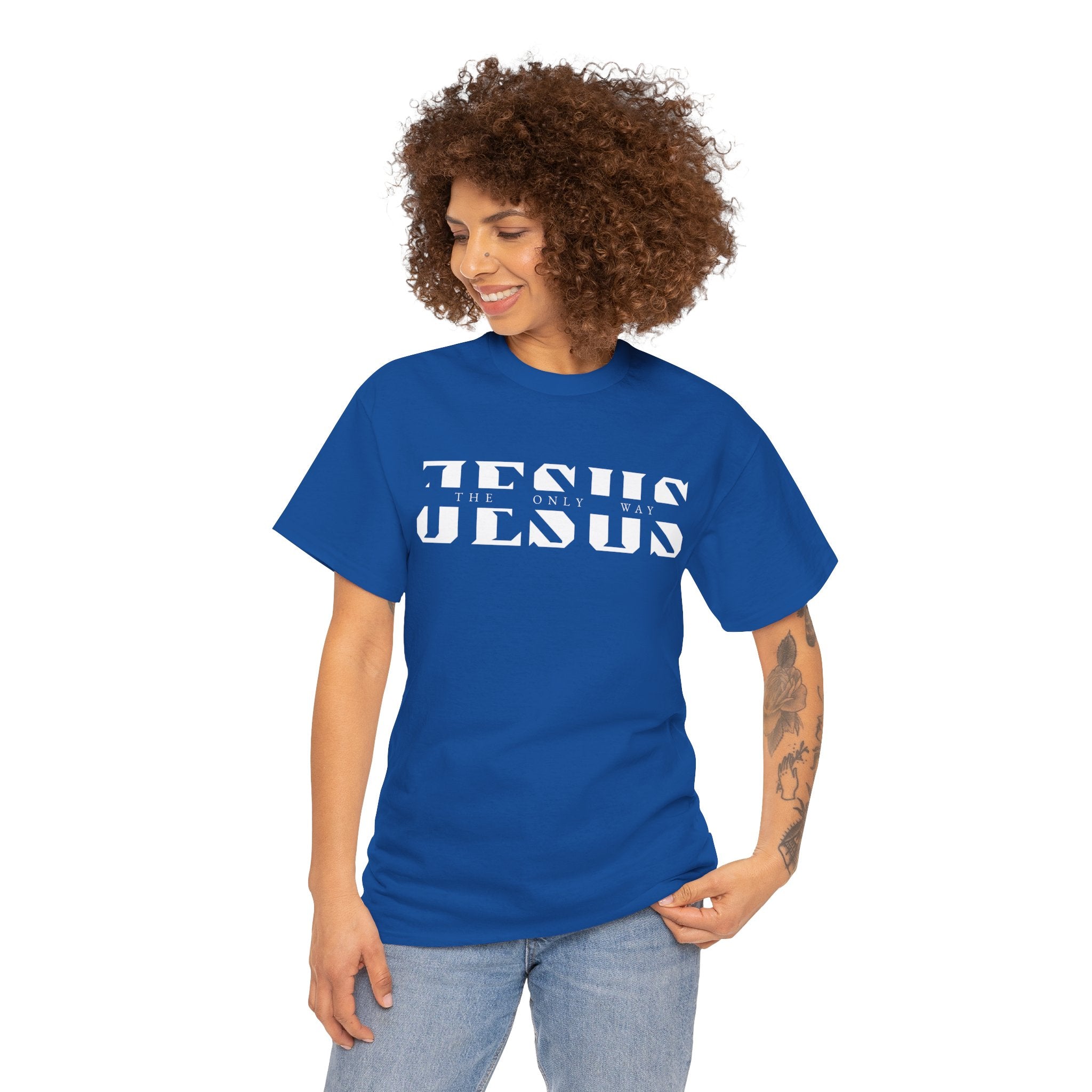 Faith-Inspired Unisex Tee - 'Jesus: The Only Way'