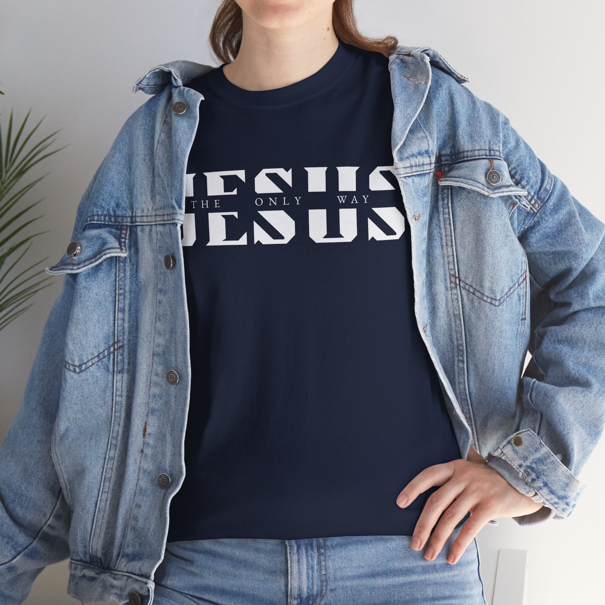 Faith-Inspired Unisex Tee - 'Jesus: The Only Way'