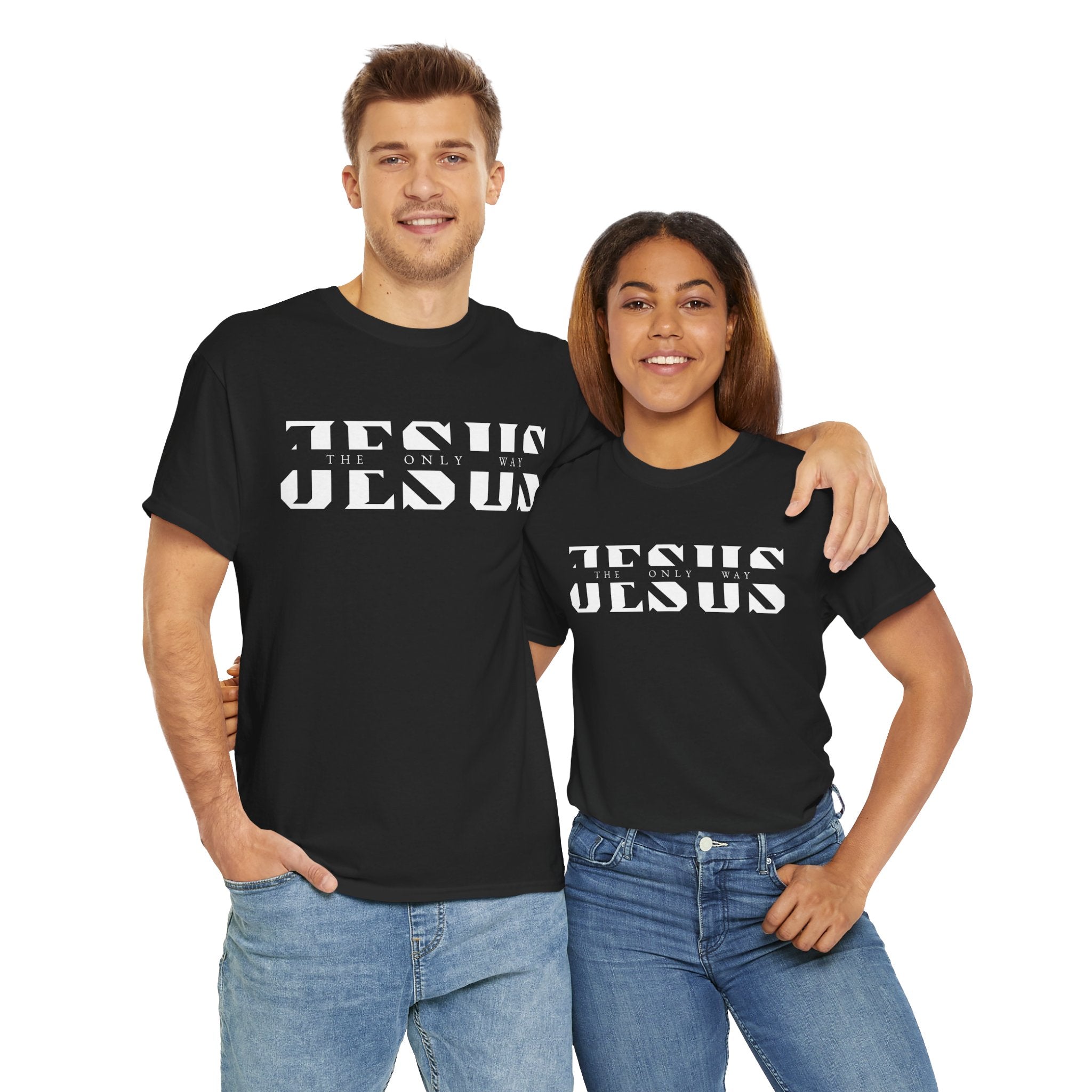 Faith-Inspired Unisex Tee - 'Jesus: The Only Way'