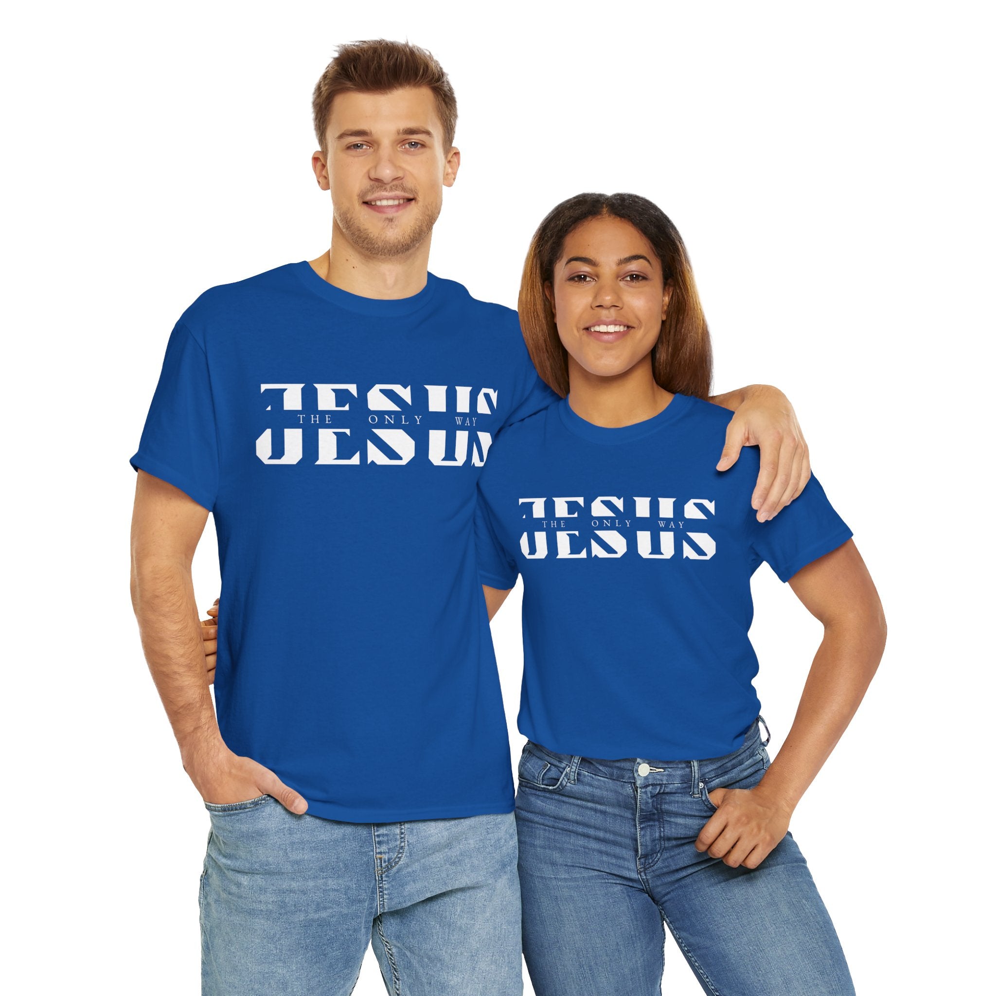 Faith-Inspired Unisex Tee - 'Jesus: The Only Way'