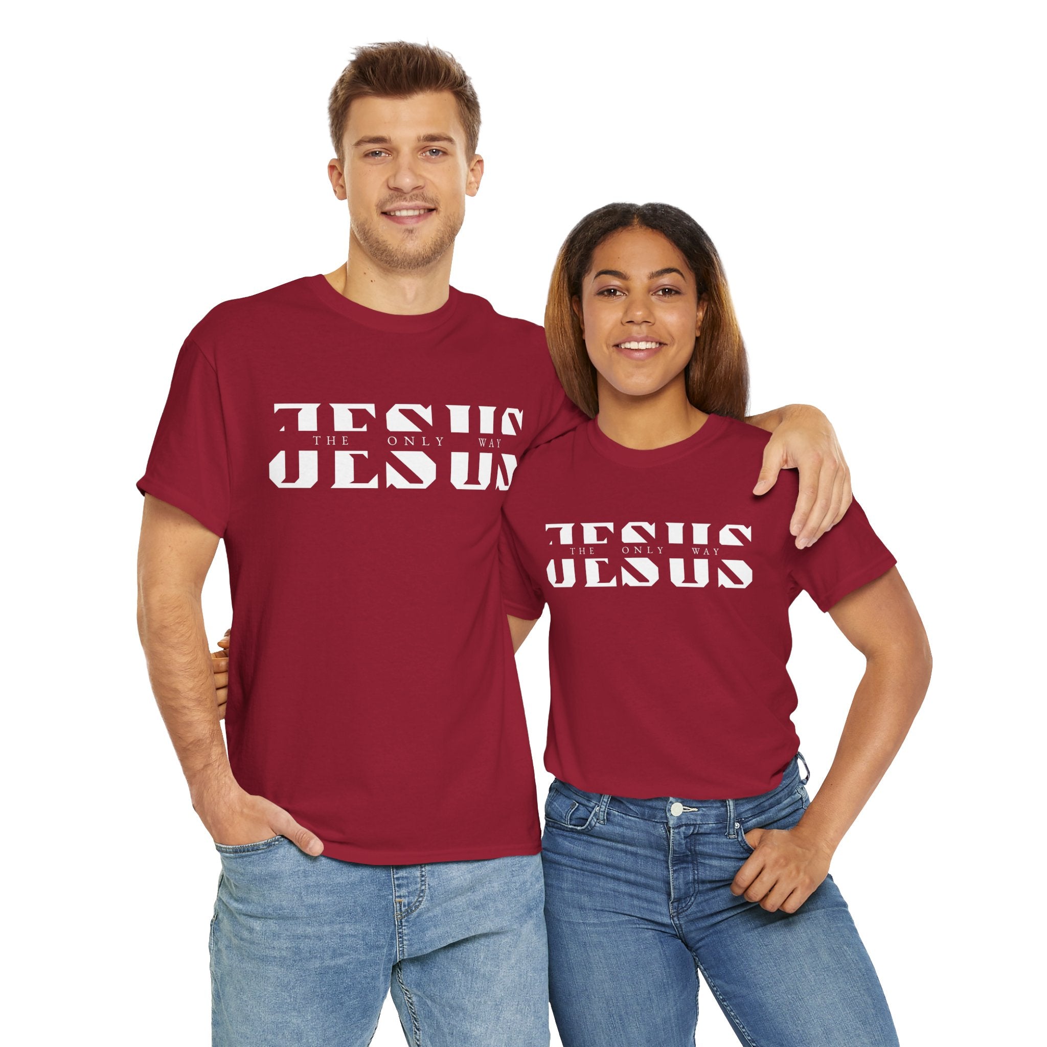 Faith-Inspired Unisex Tee - 'Jesus: The Only Way'