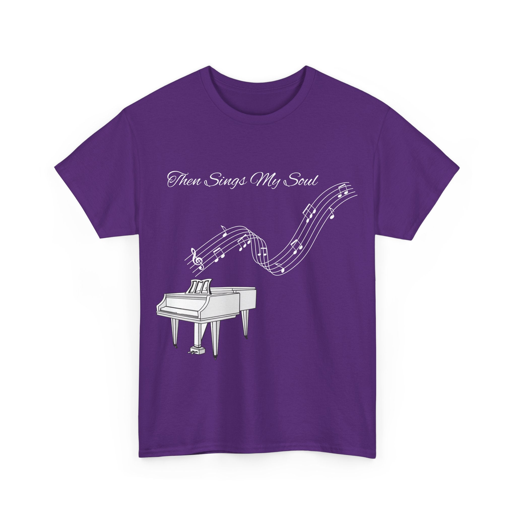 Melodic Soul Unisex Tee | Music Lover's Gift, Creative Expression, Casual Wear, Piano Art, Gift for Musicians
