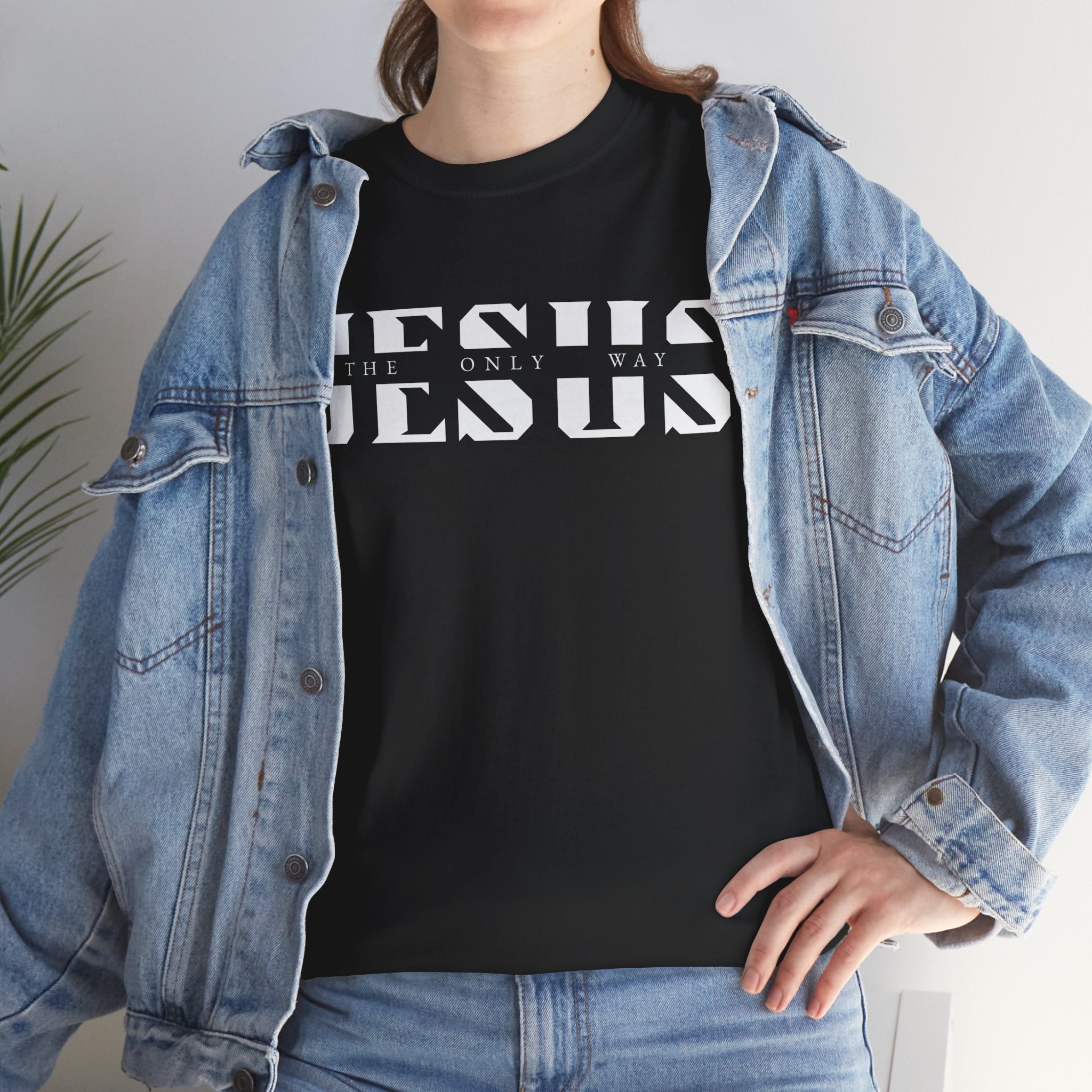 Faith-Inspired Unisex Tee - 'Jesus: The Only Way'