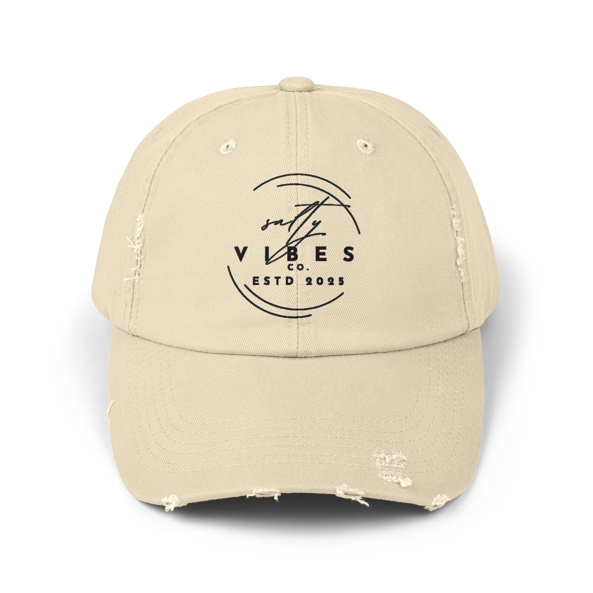 Distressed Salty Vibes Co Cap