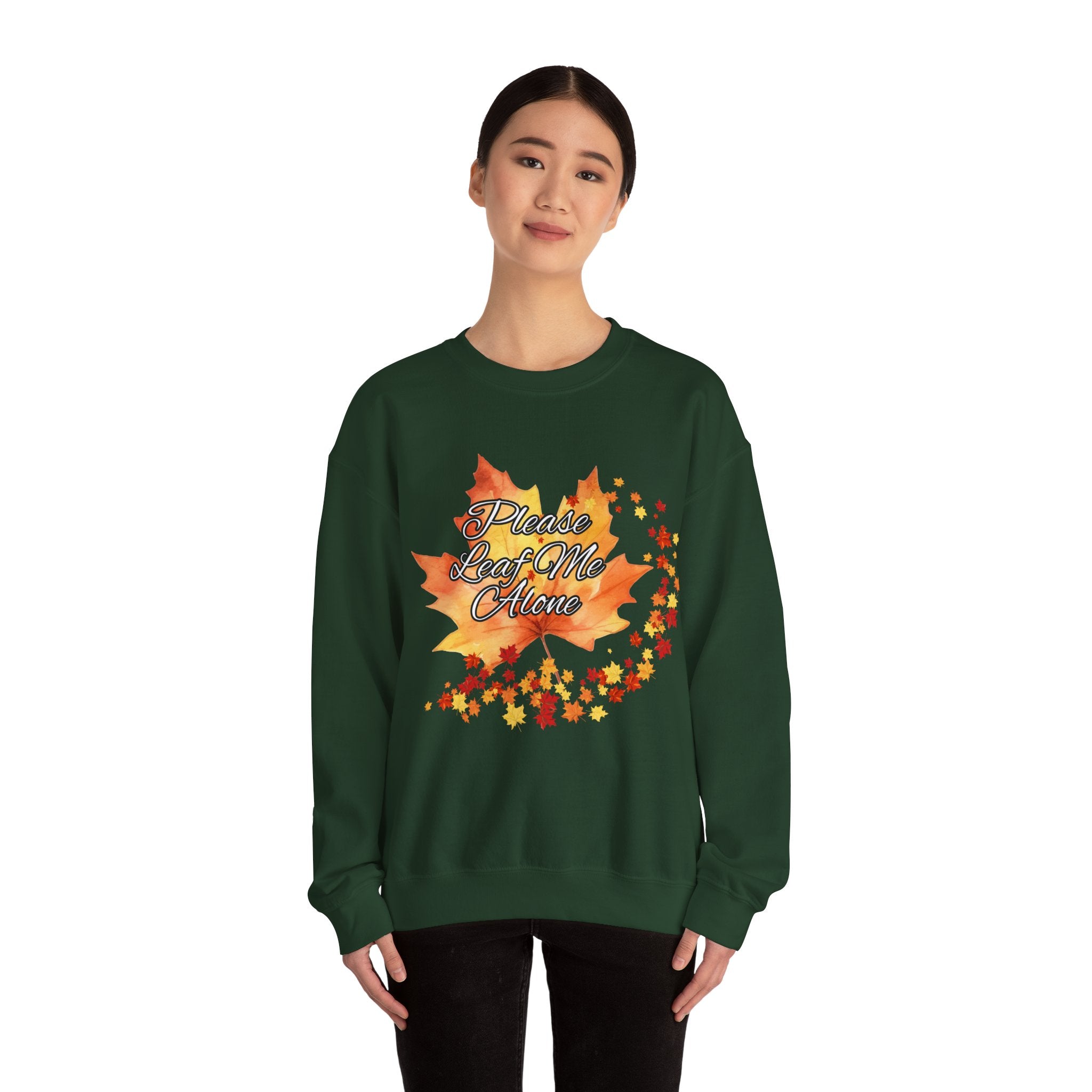 Fall Vibes Sweatshirt, Please Leave Me Alone Crewneck, Autumn Fashion, Cozy Fall Apparel, Gift for Introverts