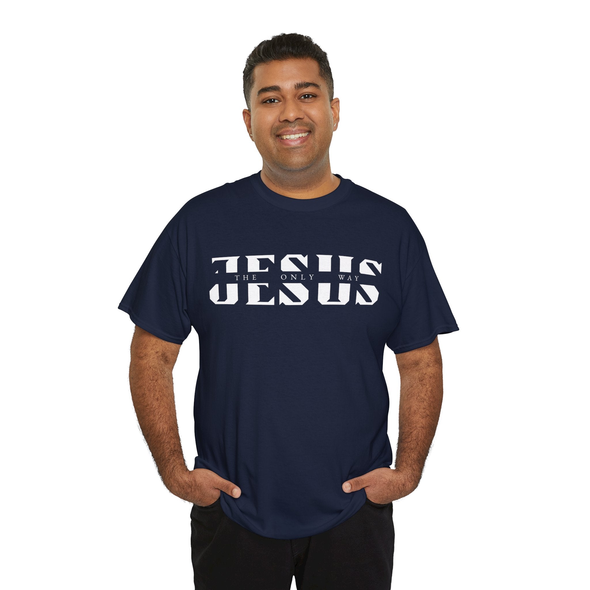 Faith-Inspired Unisex Tee - 'Jesus: The Only Way'