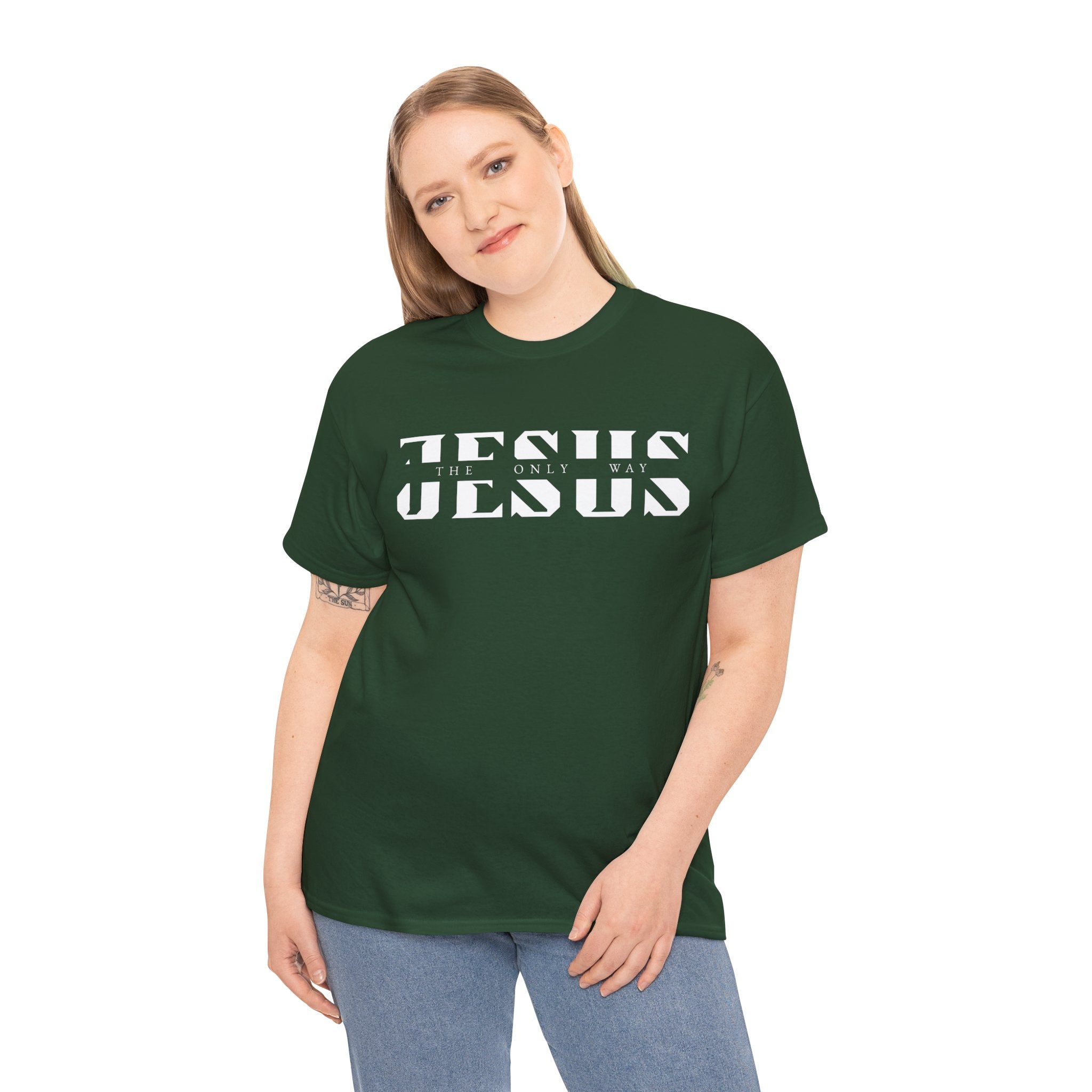 Faith-Inspired Unisex Tee - 'Jesus: The Only Way'