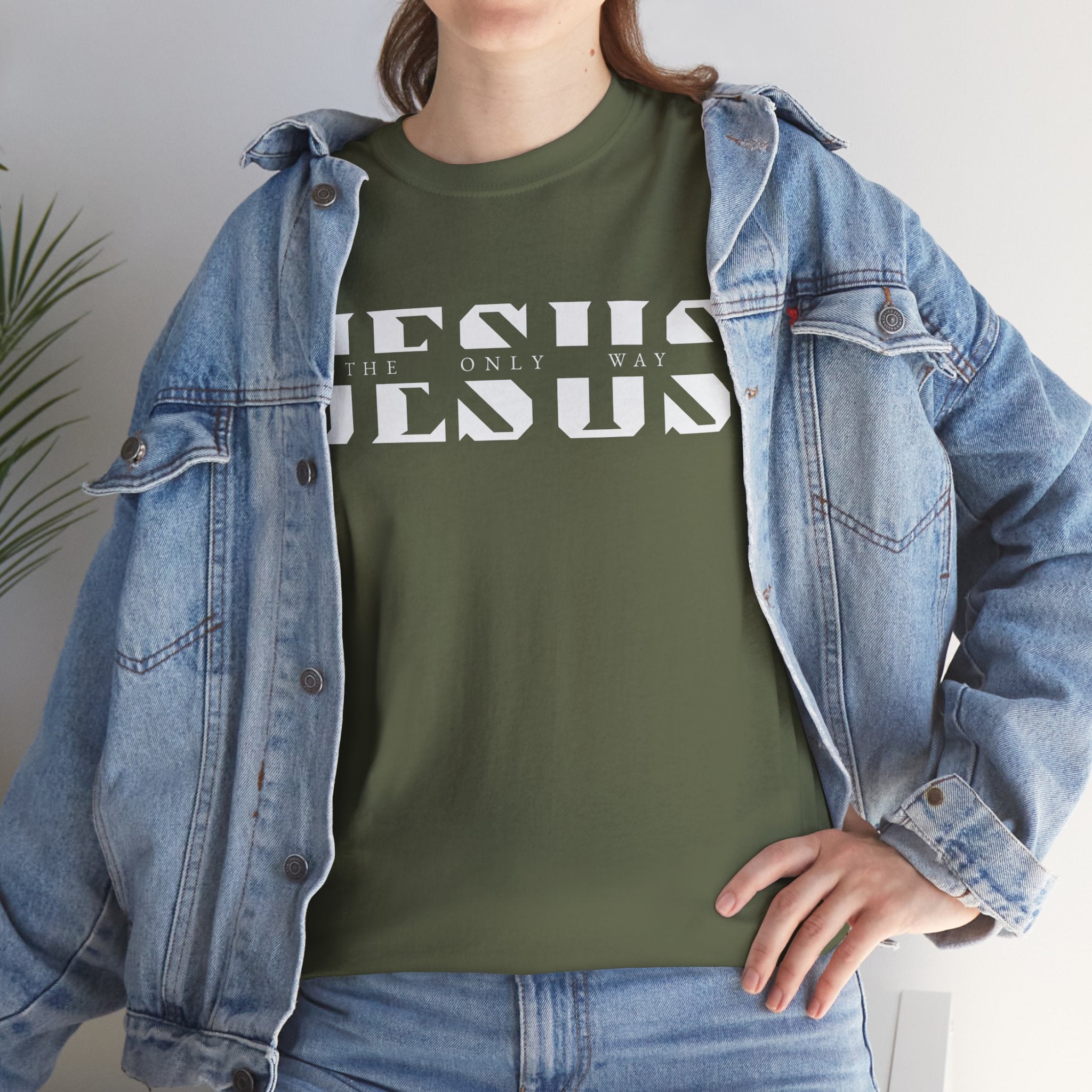 Faith-Inspired Unisex Tee - 'Jesus: The Only Way'