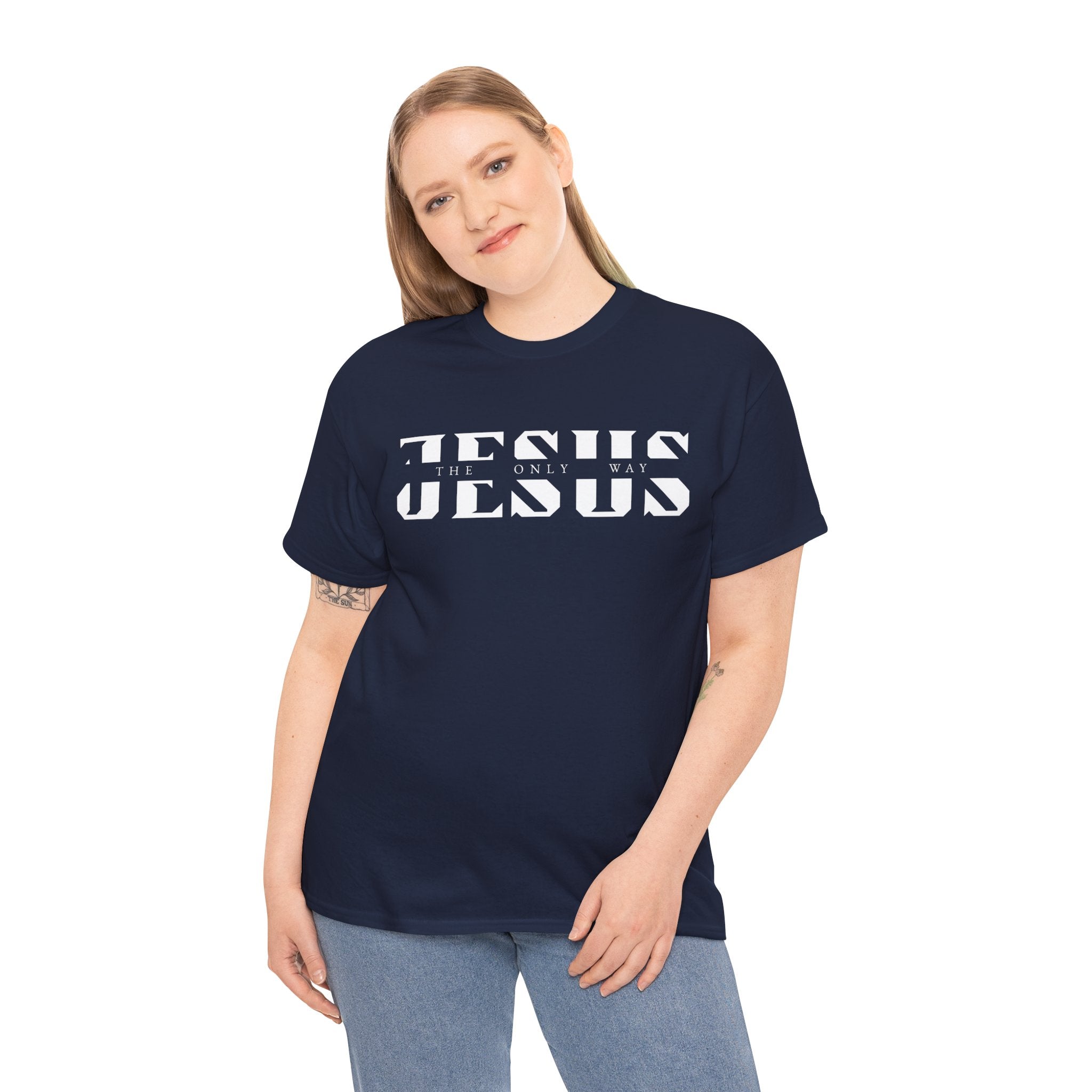 Faith-Inspired Unisex Tee - 'Jesus: The Only Way'