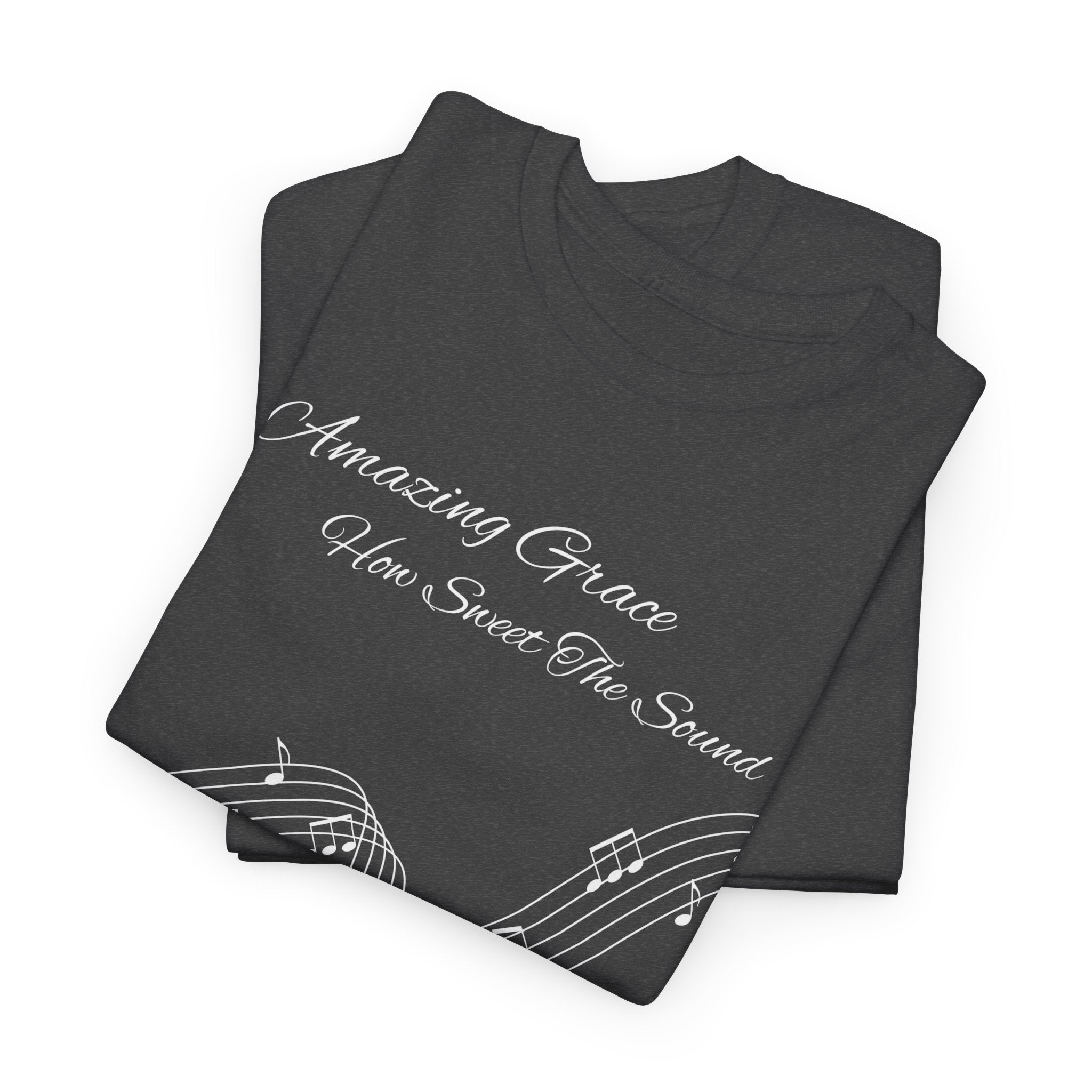 Music Lover's Unisex Tee - Amazing Grace Design, Perfect Gift for Musicians, Casual Wear, Music Event Shirt, Piano Lovers Top