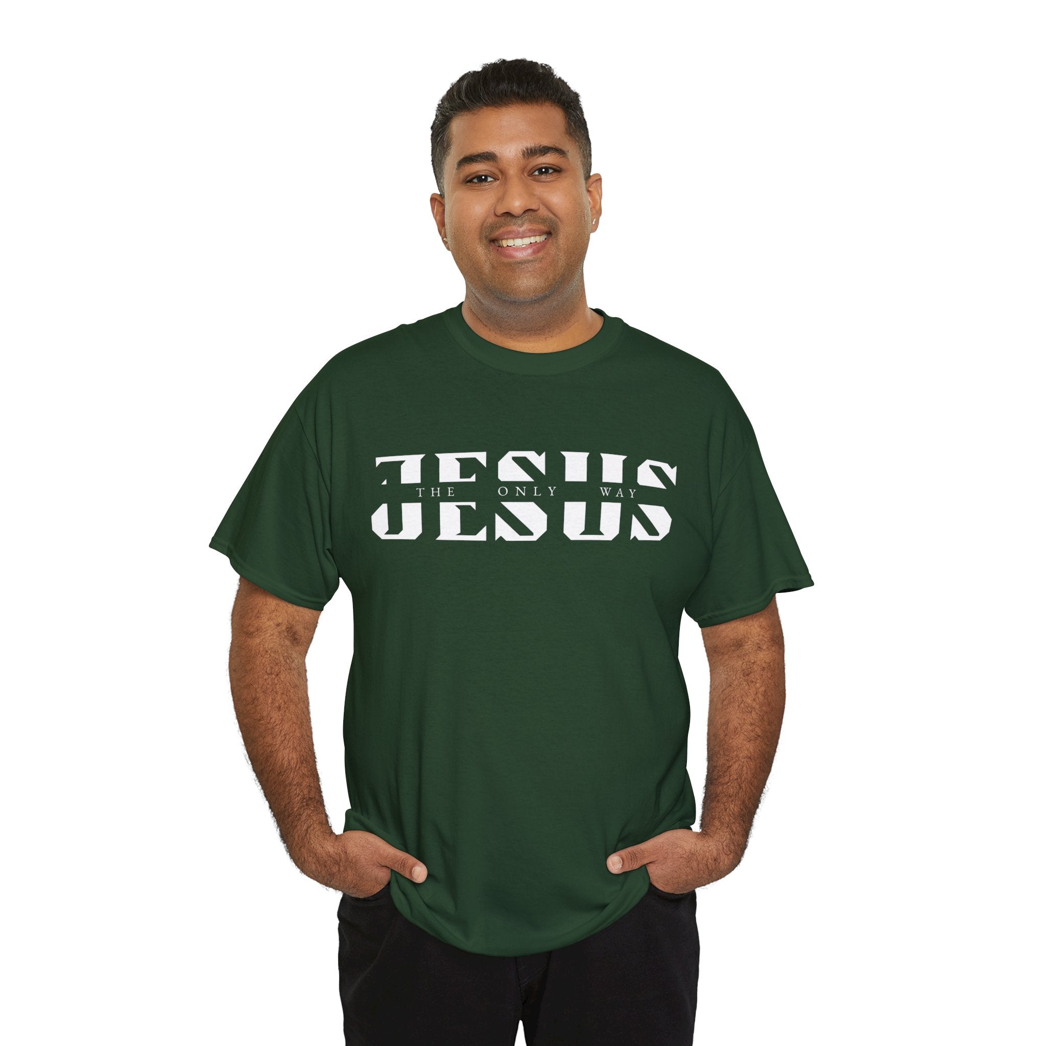 Faith-Inspired Unisex Tee - 'Jesus: The Only Way'