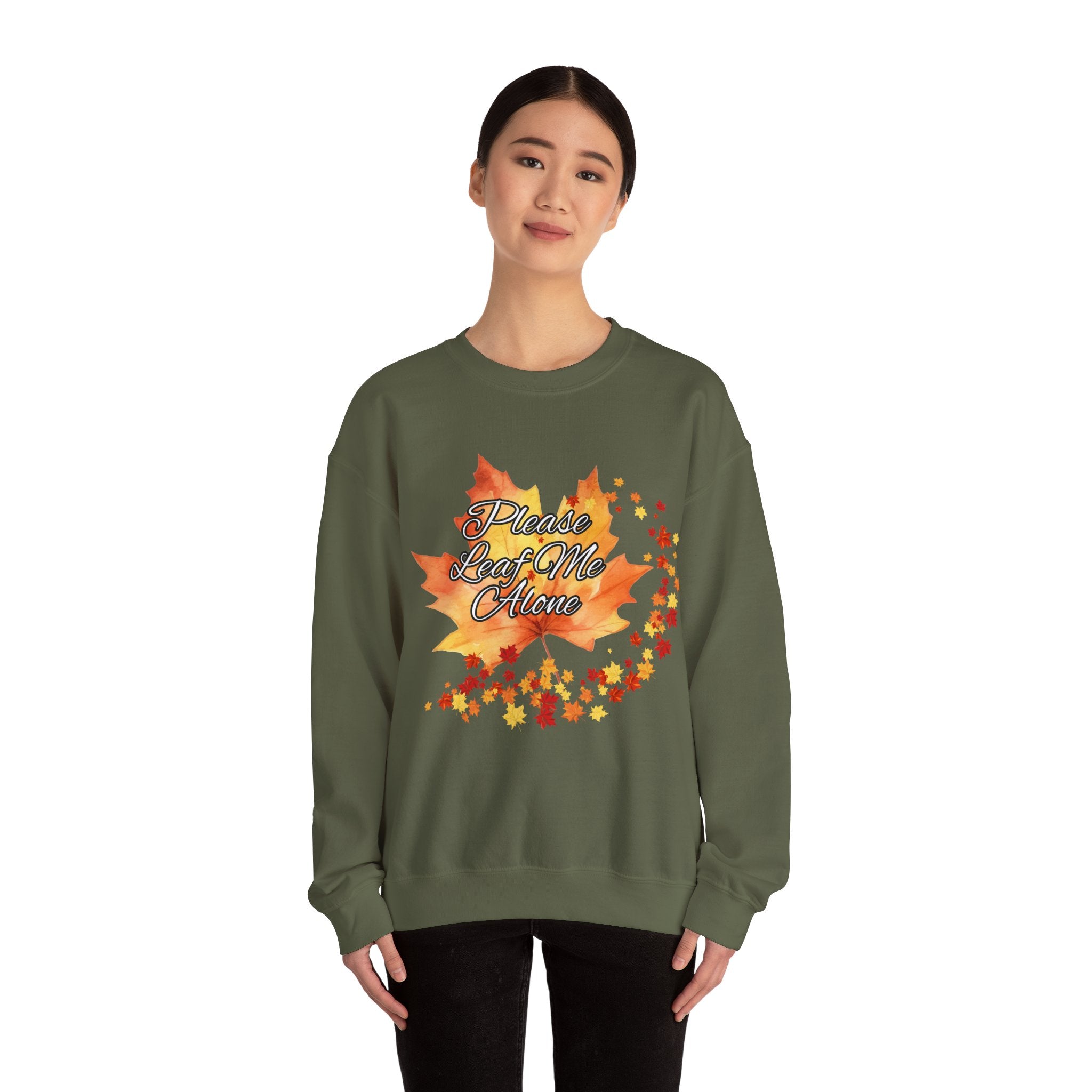 Fall Vibes Sweatshirt, Please Leave Me Alone Crewneck, Autumn Fashion, Cozy Fall Apparel, Gift for Introverts