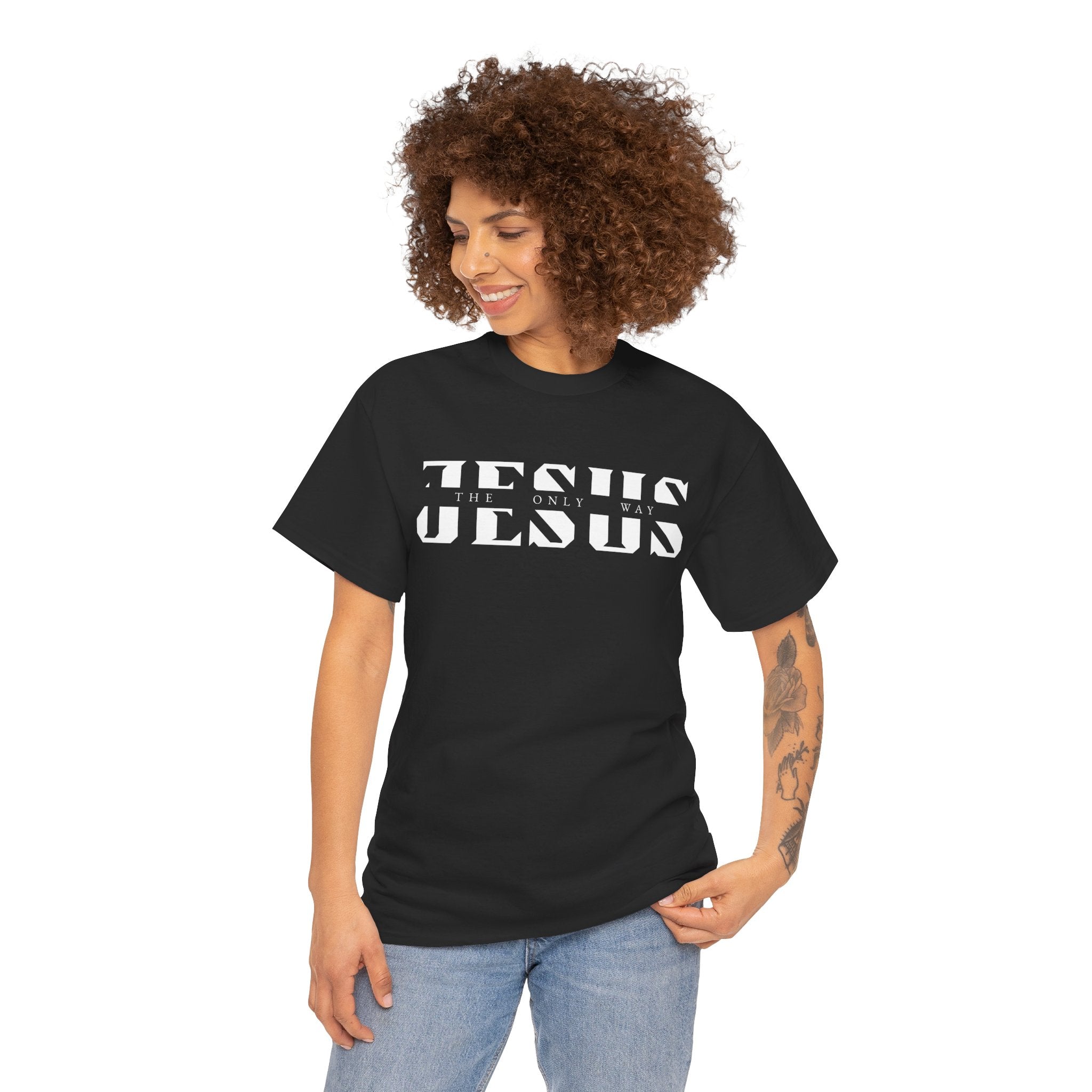 Faith-Inspired Unisex Tee - 'Jesus: The Only Way'
