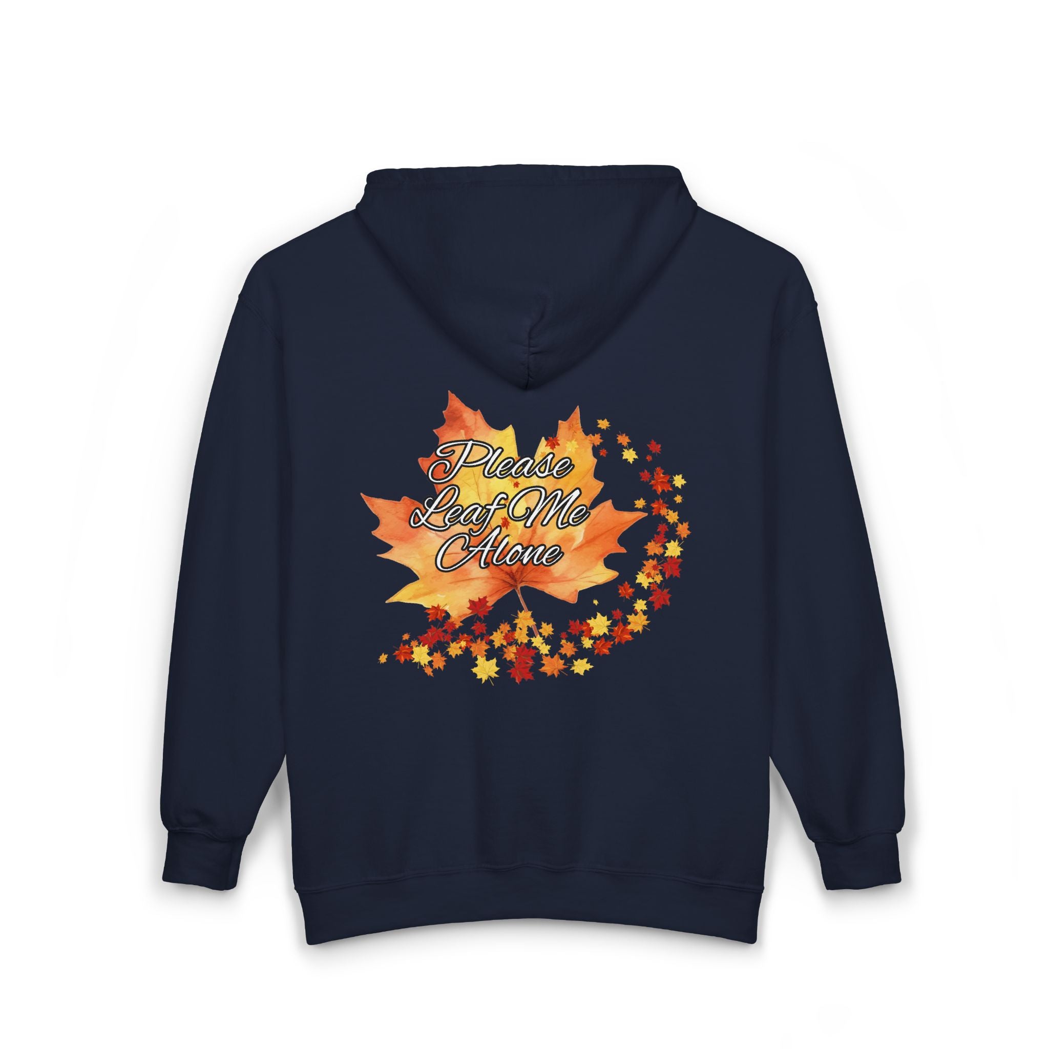 Design On Back Unisex Heavy Blend™ Full Zip Hooded Sweatshirt