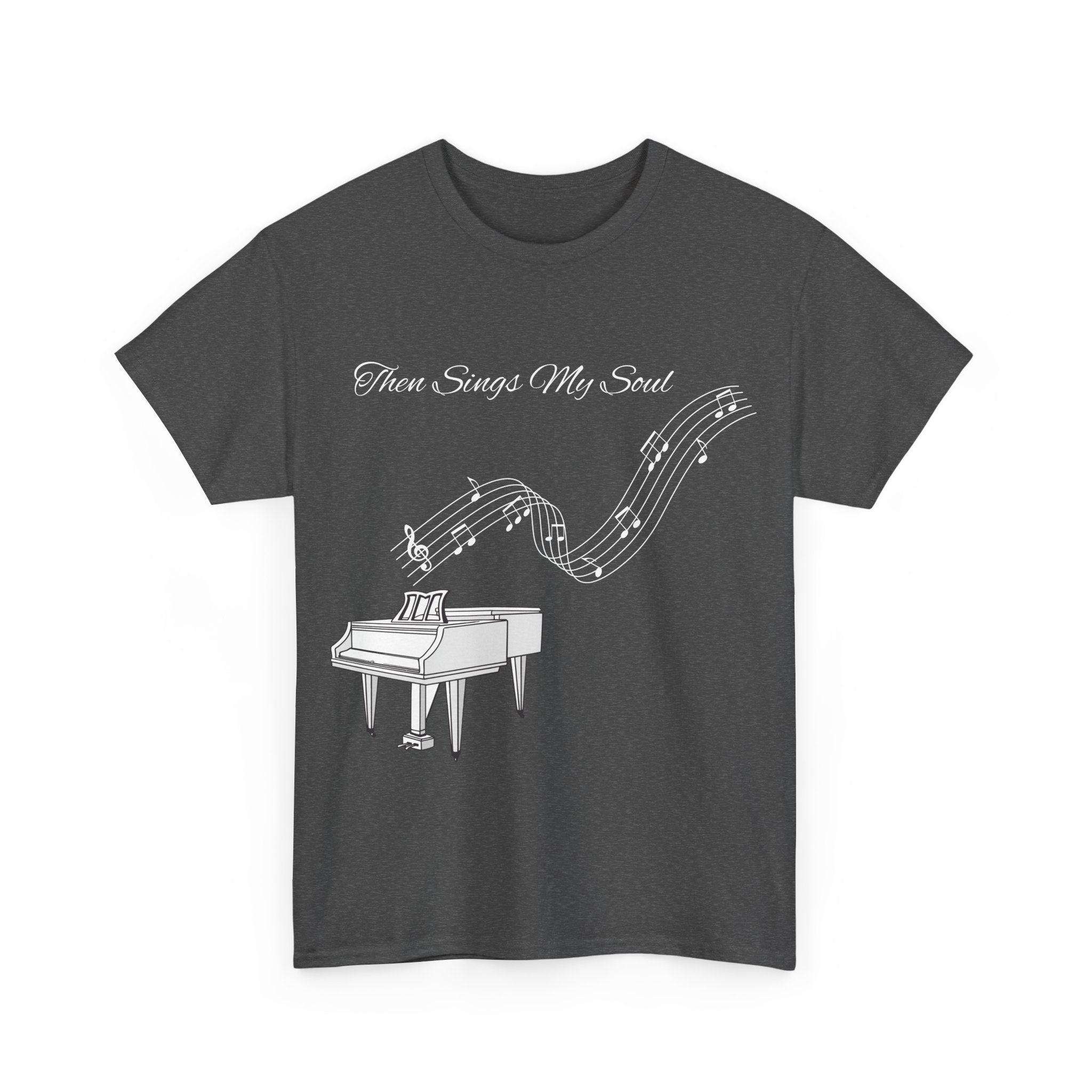 Melodic Soul Unisex Tee | Music Lover's Gift, Creative Expression, Casual Wear, Piano Art, Gift for Musicians
