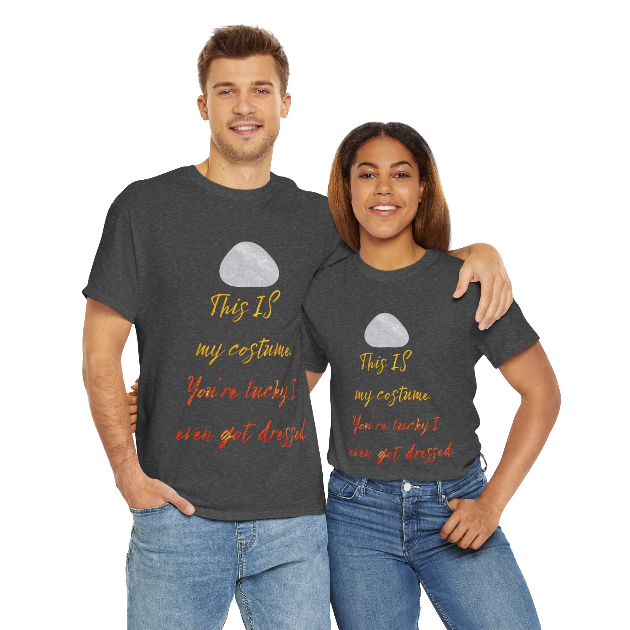 Funny Halloween T-Shirt, Costume Tee, Unisex Heavy Cotton Tee for Parties, Halloween Humor, Themed Events, Casual Wear