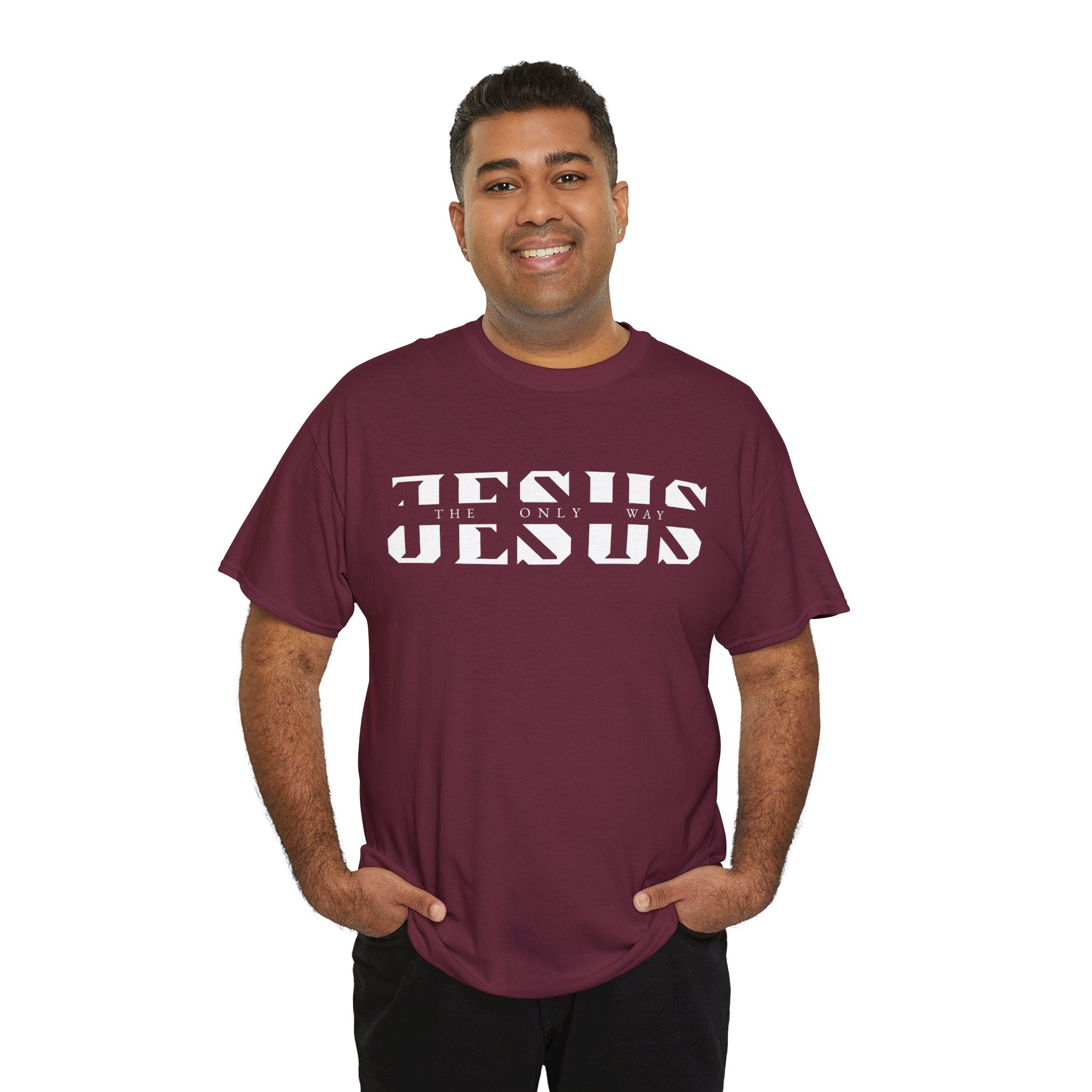 Faith-Inspired Unisex Tee - 'Jesus: The Only Way'