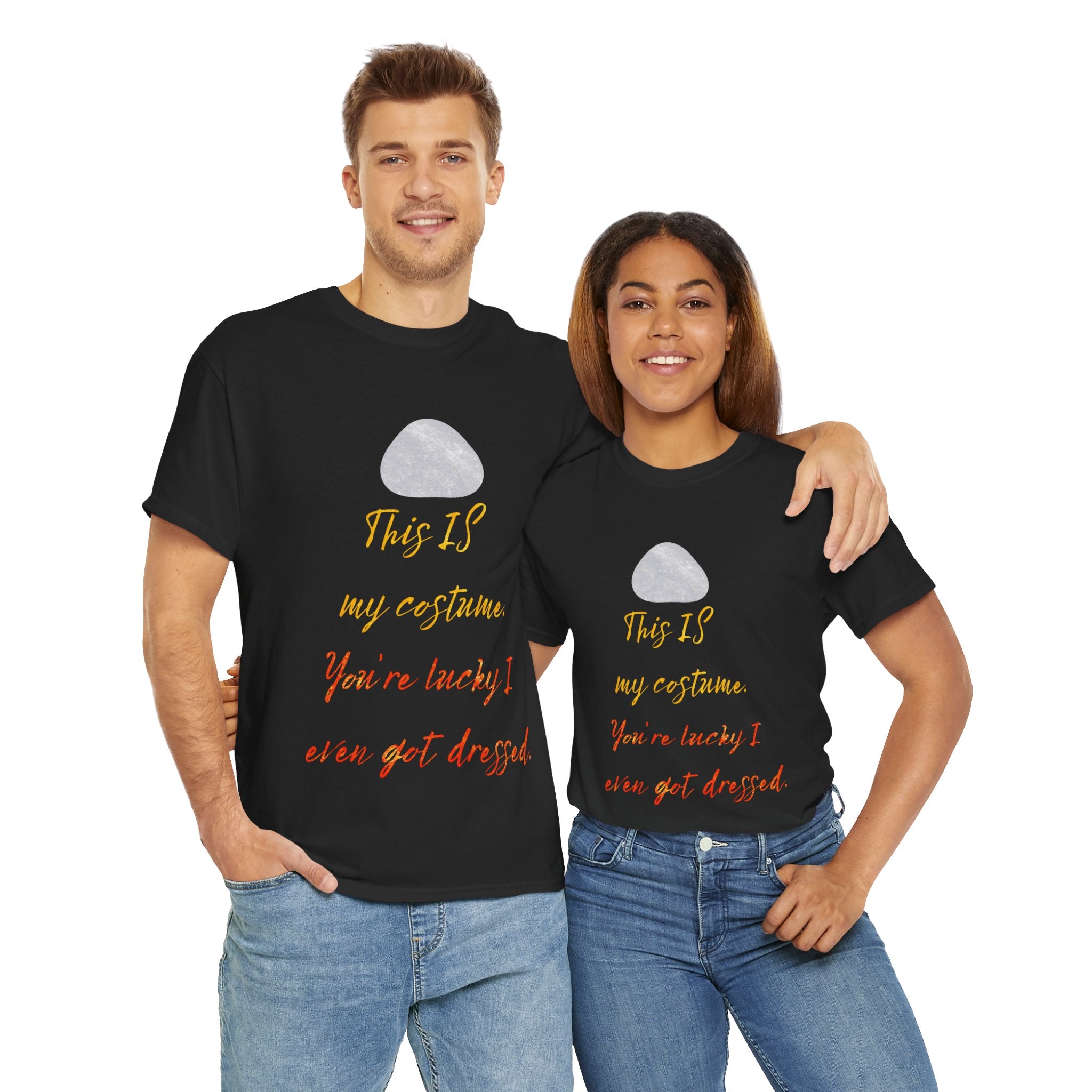Funny Halloween T-Shirt, Costume Tee, Unisex Heavy Cotton Tee for Parties, Halloween Humor, Themed Events, Casual Wear
