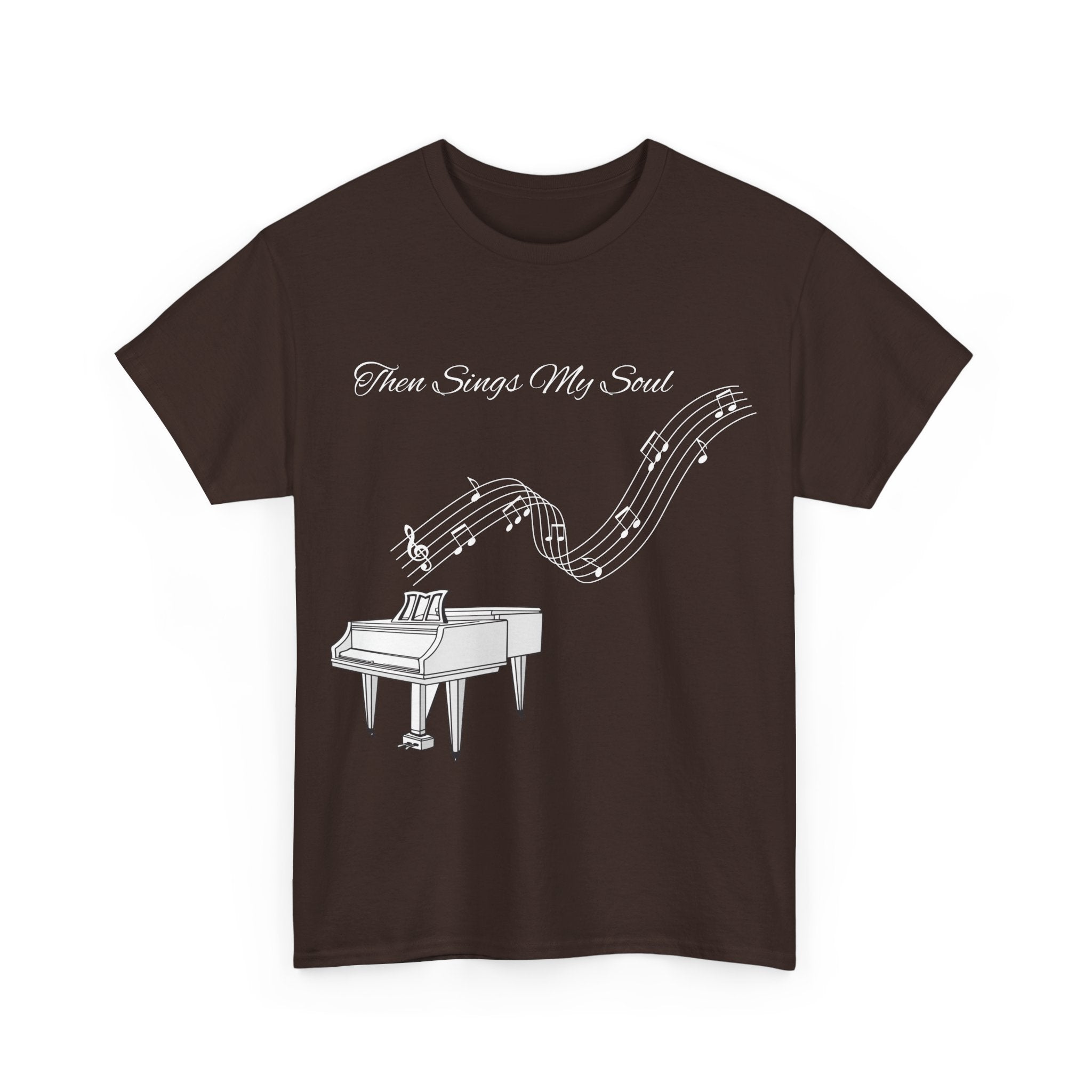 Melodic Soul Unisex Tee | Music Lover's Gift, Creative Expression, Casual Wear, Piano Art, Gift for Musicians