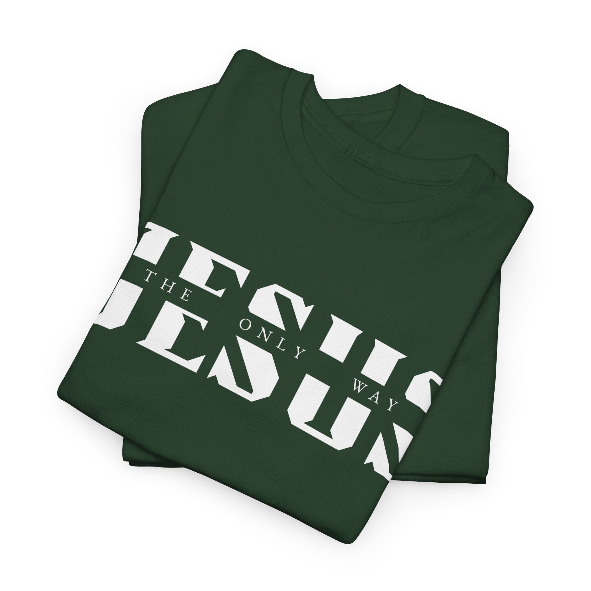 Faith-Inspired Unisex Tee - 'Jesus: The Only Way'