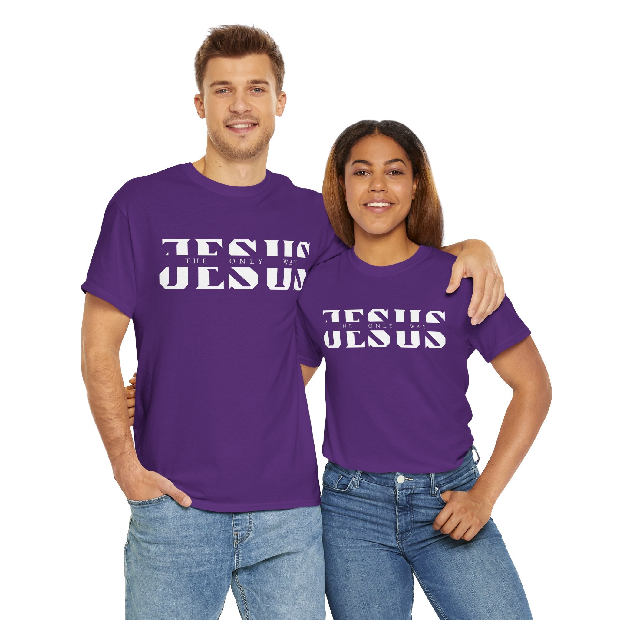 Faith-Inspired Unisex Tee - 'Jesus: The Only Way'