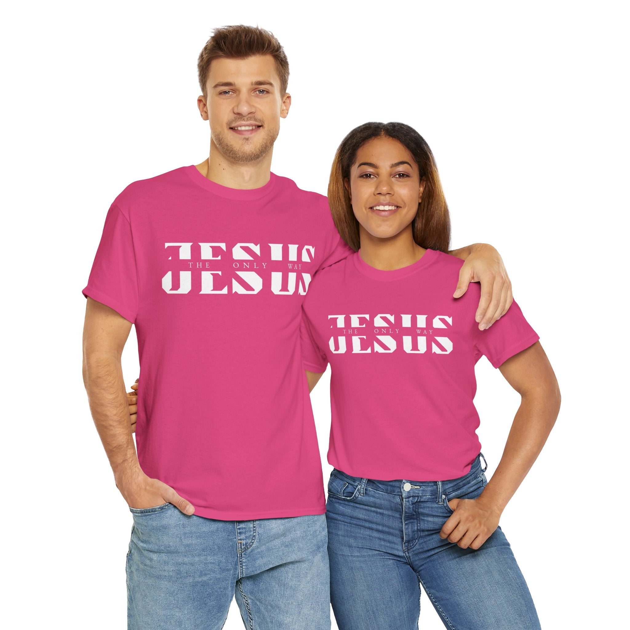 Faith-Inspired Unisex Tee - 'Jesus: The Only Way'