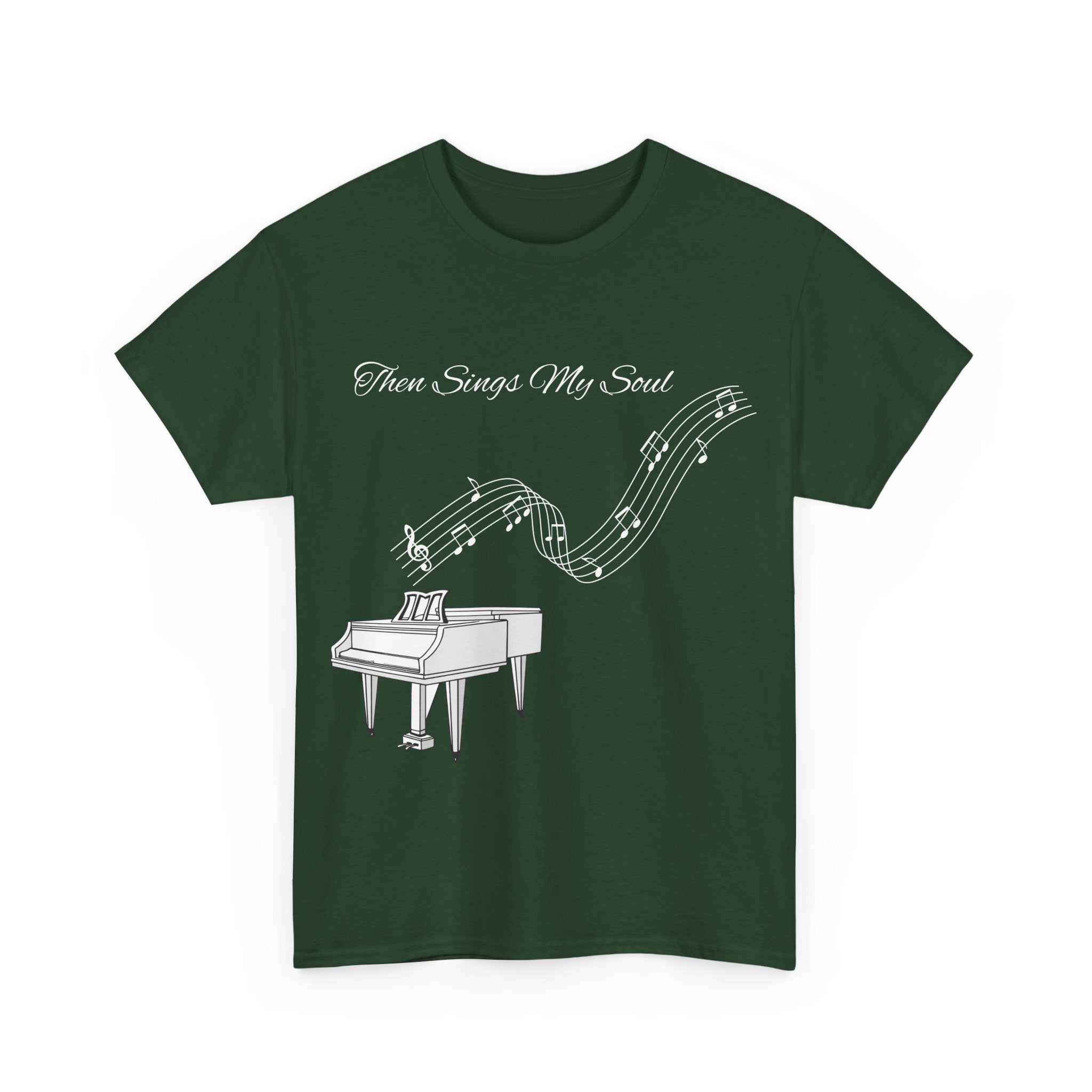 Melodic Soul Unisex Tee | Music Lover's Gift, Creative Expression, Casual Wear, Piano Art, Gift for Musicians