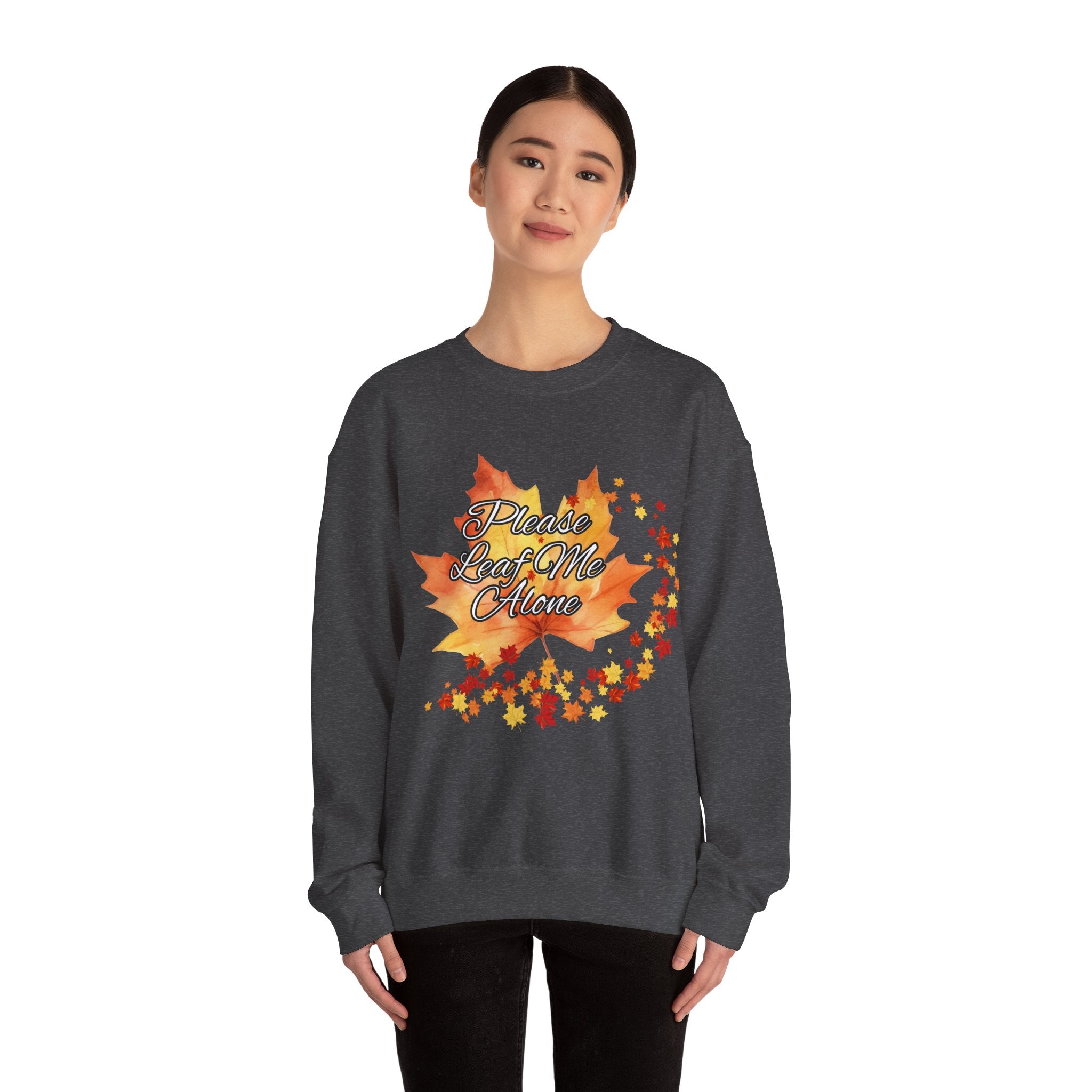 Fall Vibes Sweatshirt, Please Leave Me Alone Crewneck, Autumn Fashion, Cozy Fall Apparel, Gift for Introverts