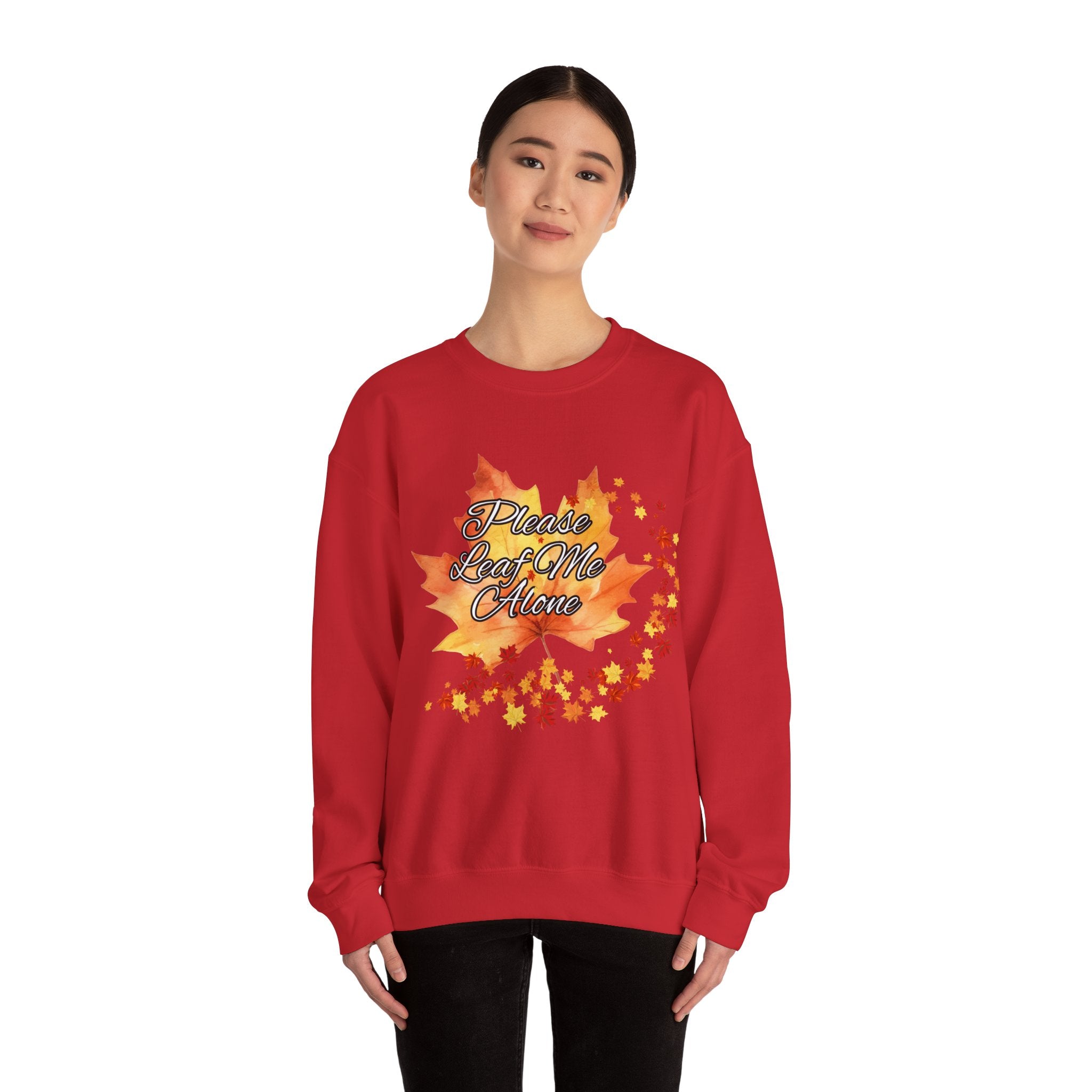 Fall Vibes Sweatshirt, Please Leave Me Alone Crewneck, Autumn Fashion, Cozy Fall Apparel, Gift for Introverts