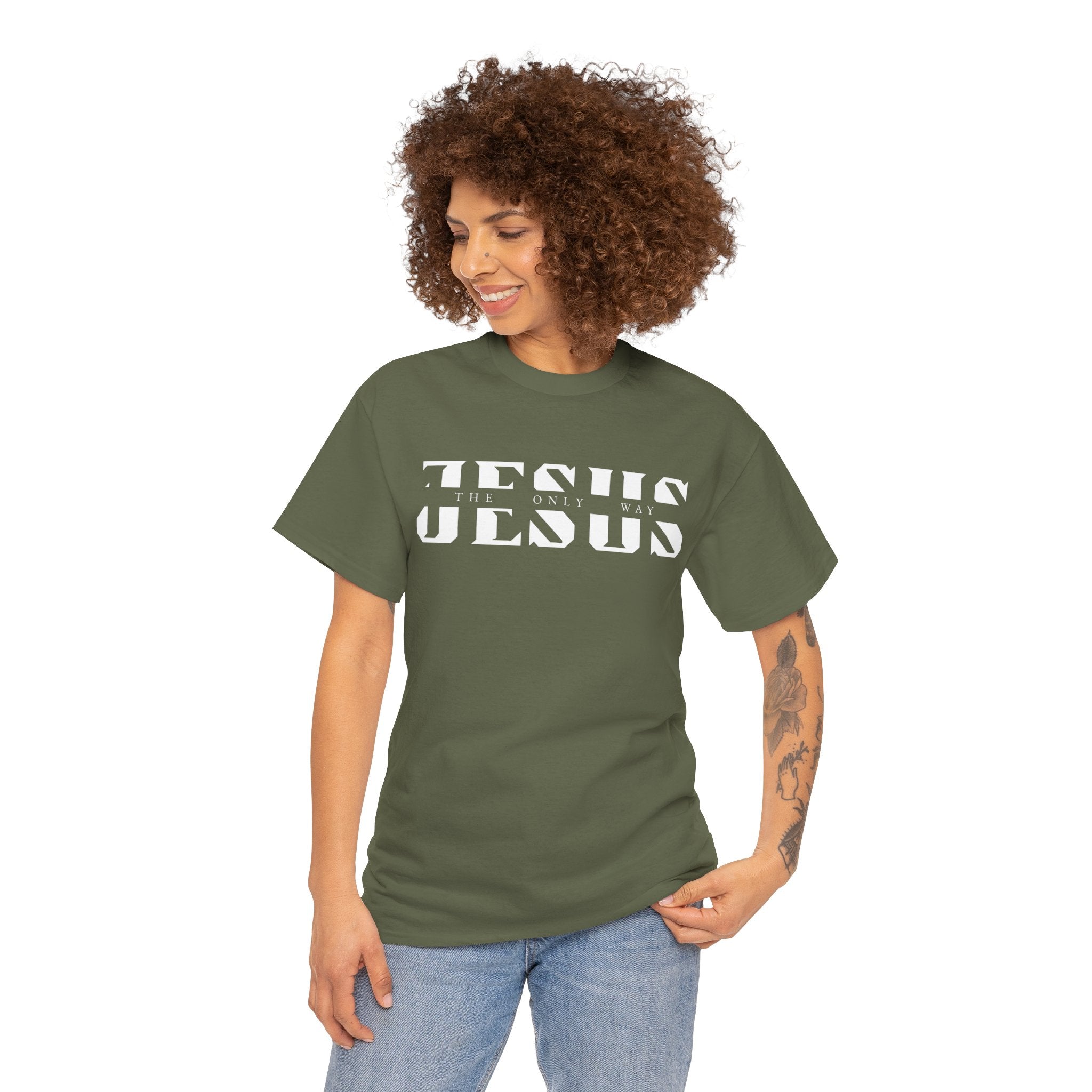 Faith-Inspired Unisex Tee - 'Jesus: The Only Way'
