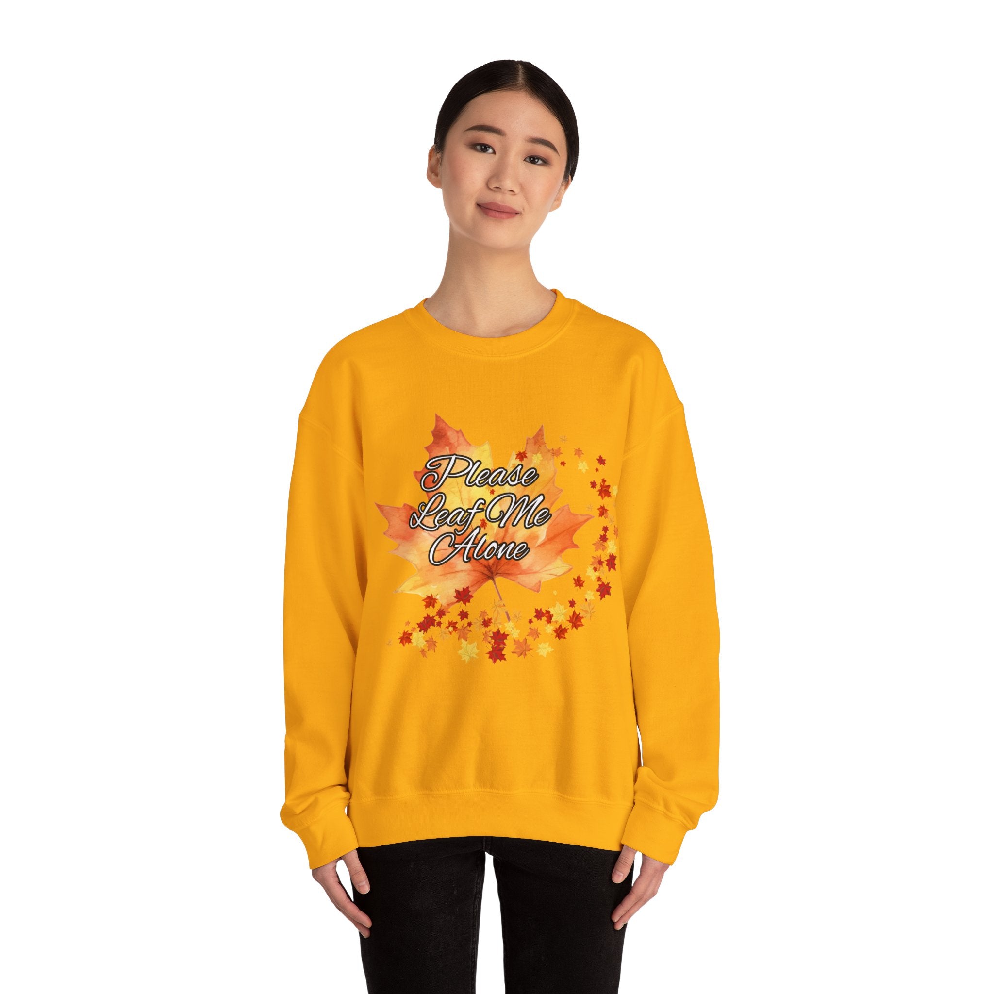 Fall Vibes Sweatshirt, Please Leave Me Alone Crewneck, Autumn Fashion, Cozy Fall Apparel, Gift for Introverts