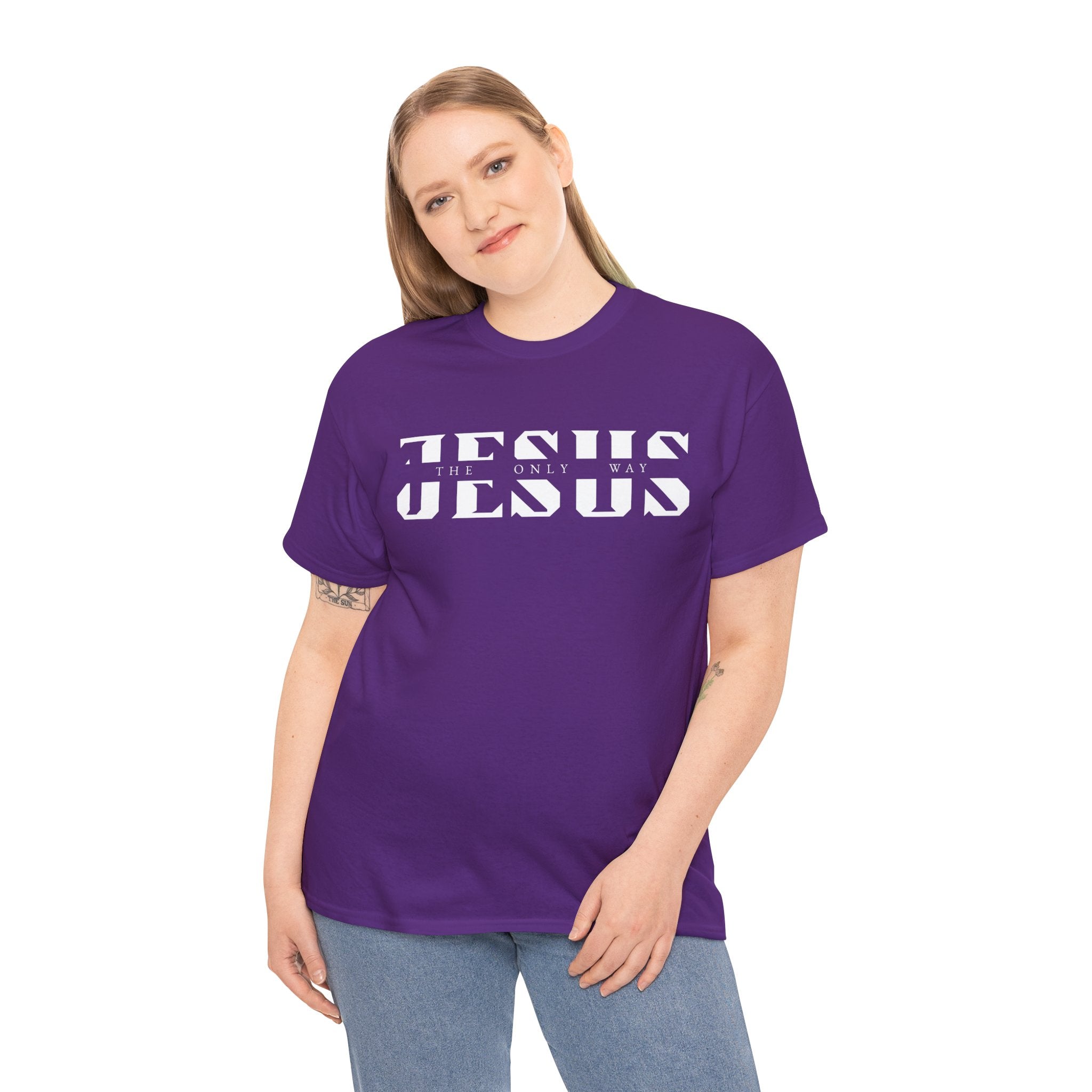 Faith-Inspired Unisex Tee - 'Jesus: The Only Way'