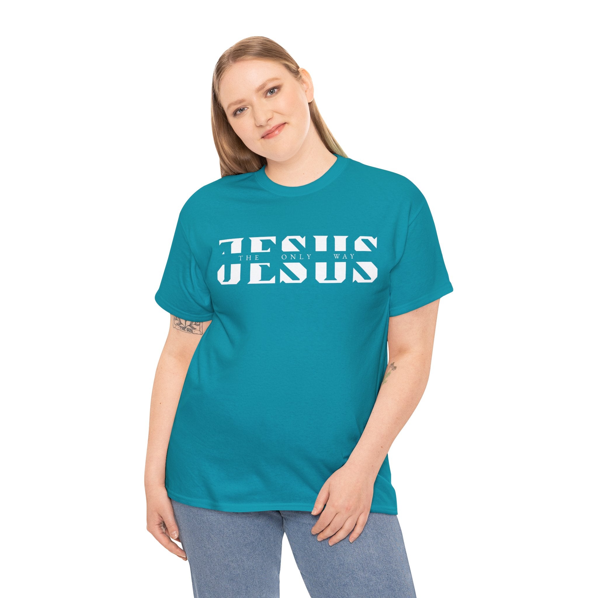 Faith-Inspired Unisex Tee - 'Jesus: The Only Way'